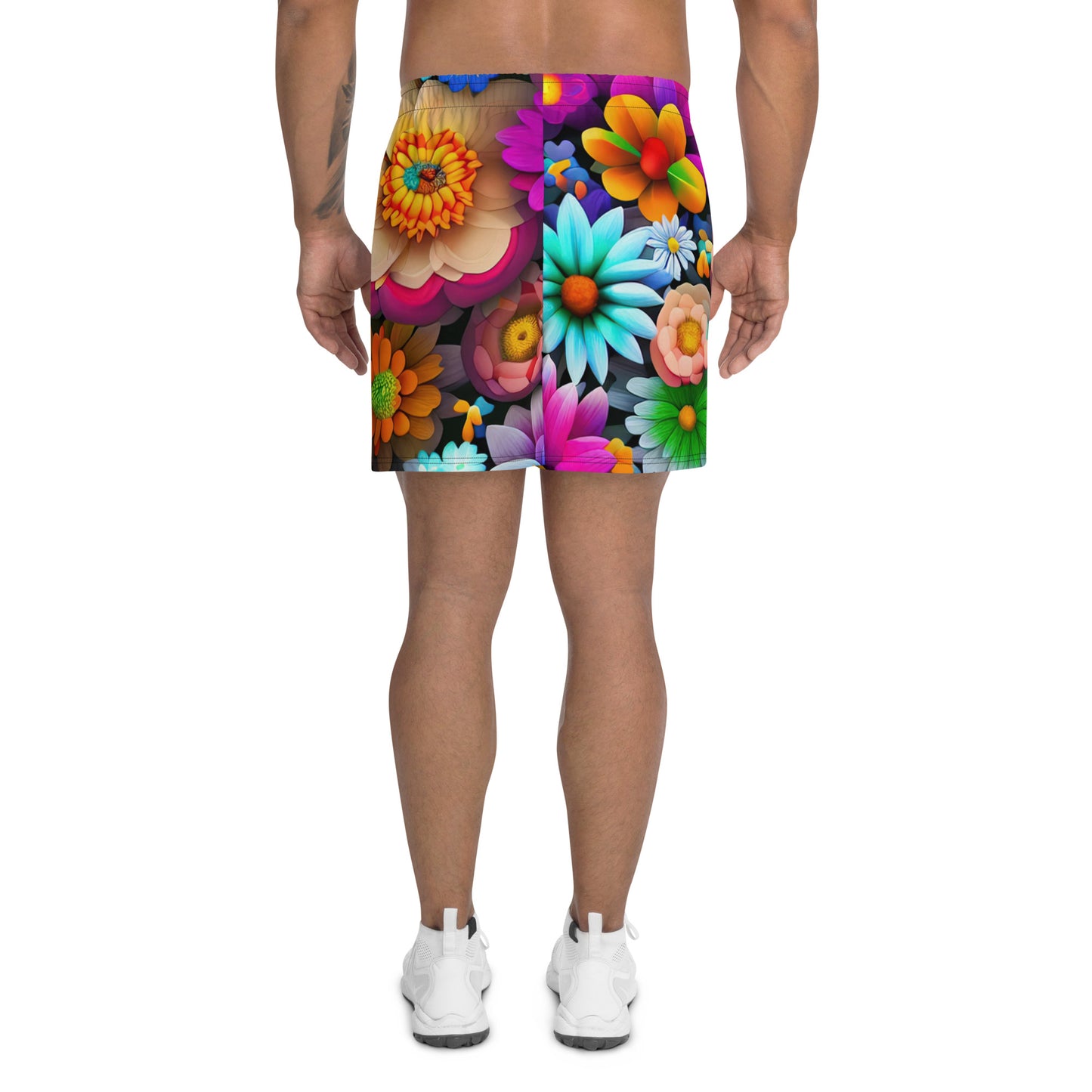 DMV 1936 Floral All-Over Print Unisex Athletic Long Shorts