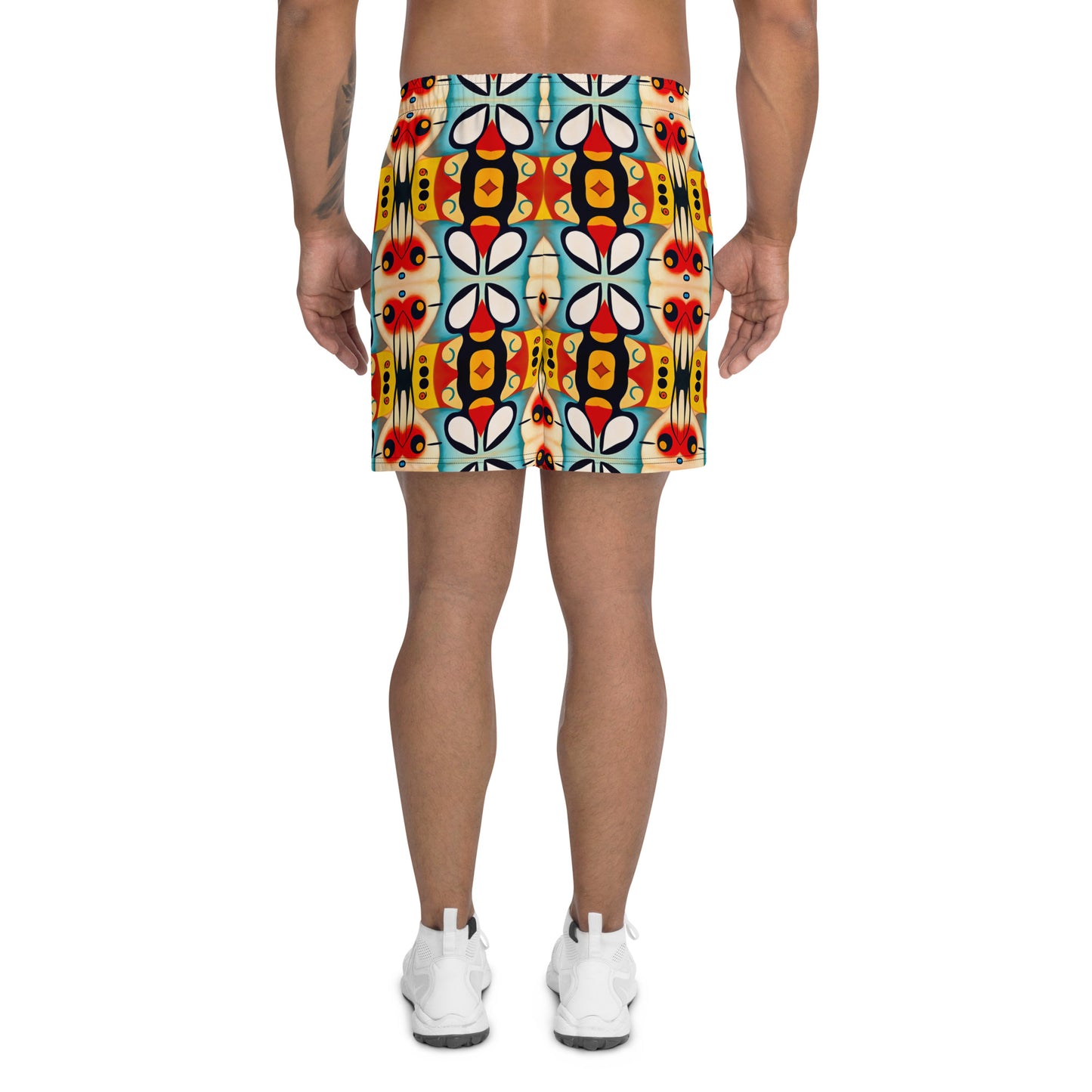 DMV 1552 Vintage Artsy All-Over Print Unisex Athletic Long Shorts