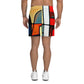 DMV 1362 Abstract Art All-Over Print Unisex Athletic Long Shorts