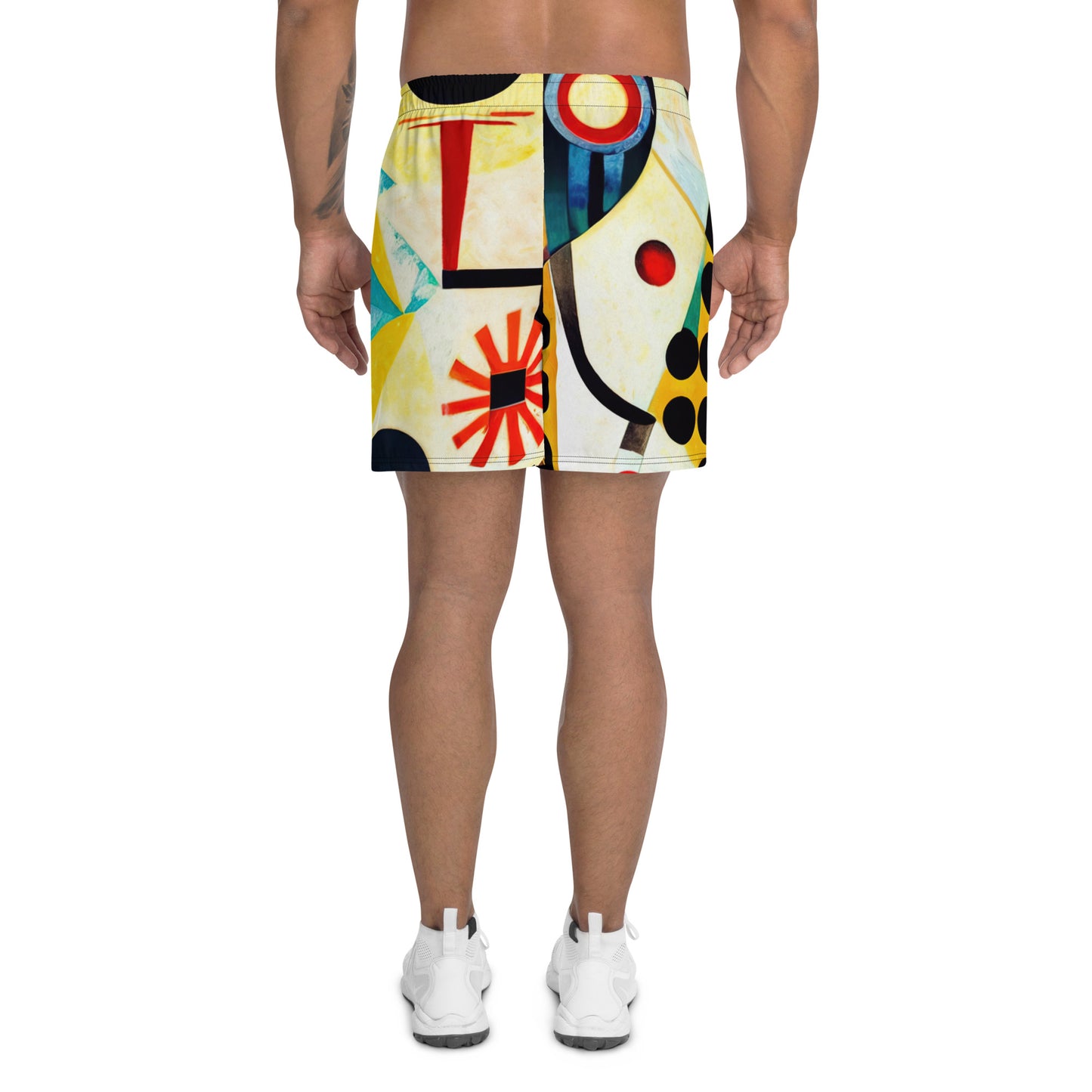 DMV 0656 Retro Art All-Over Print Unisex Athletic Long Shorts