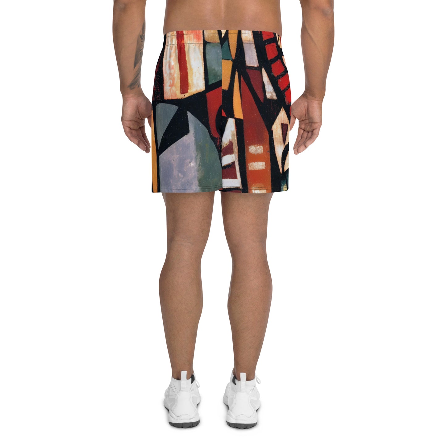 DMV 1053 Retro Art All-Over Print Unisex Athletic Long Shorts