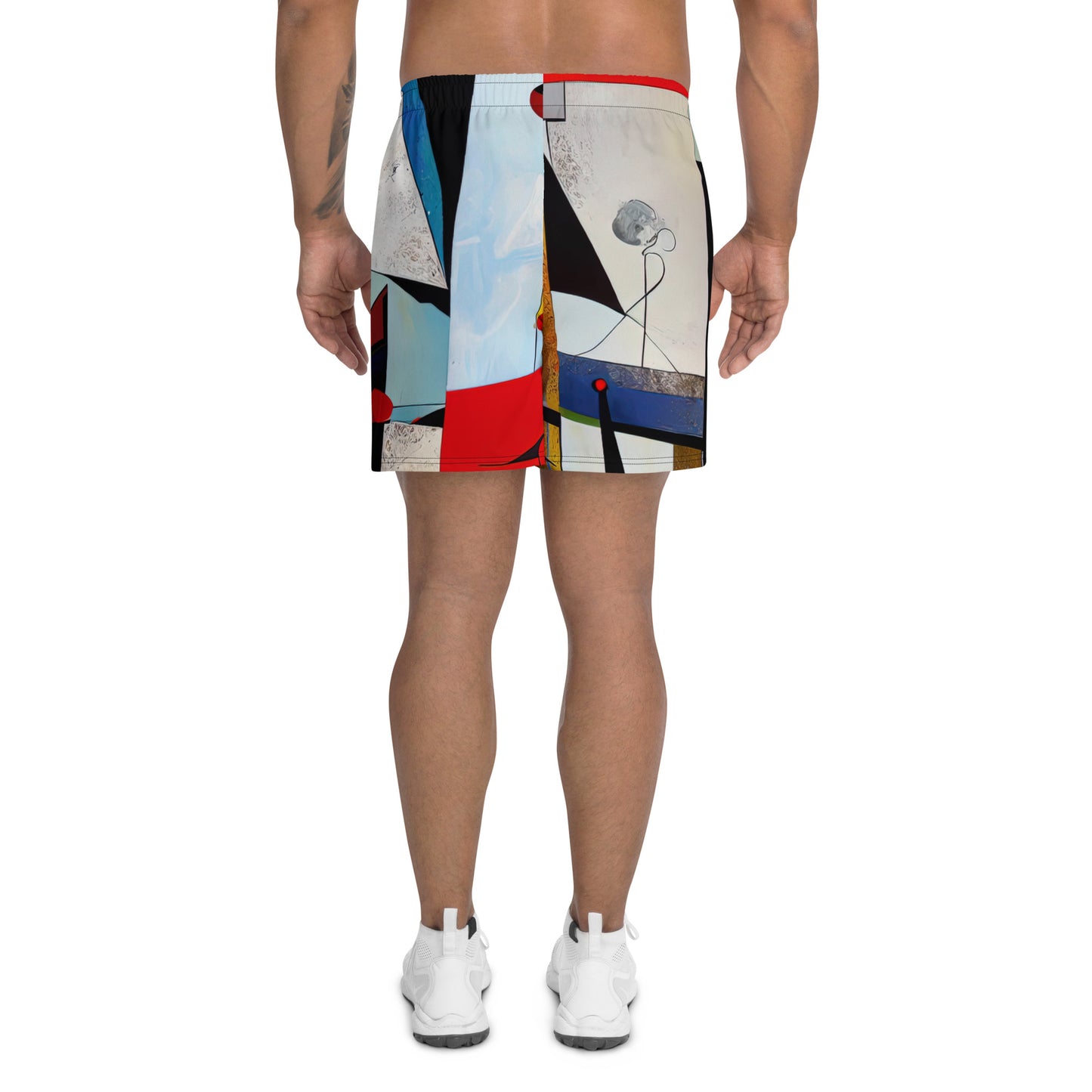 DMV 0554 Retro Art All-Over Print Unisex Athletic Long Shorts