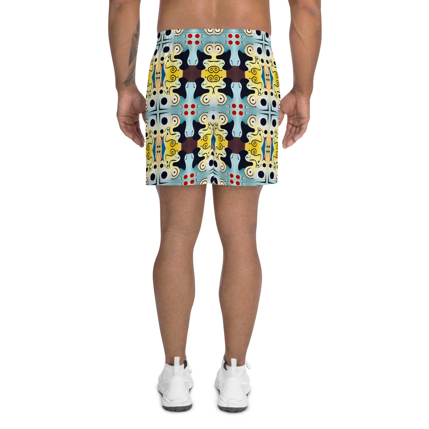 DMV 0639 Vintage Artsy All-Over Print Unisex Athletic Long Shorts