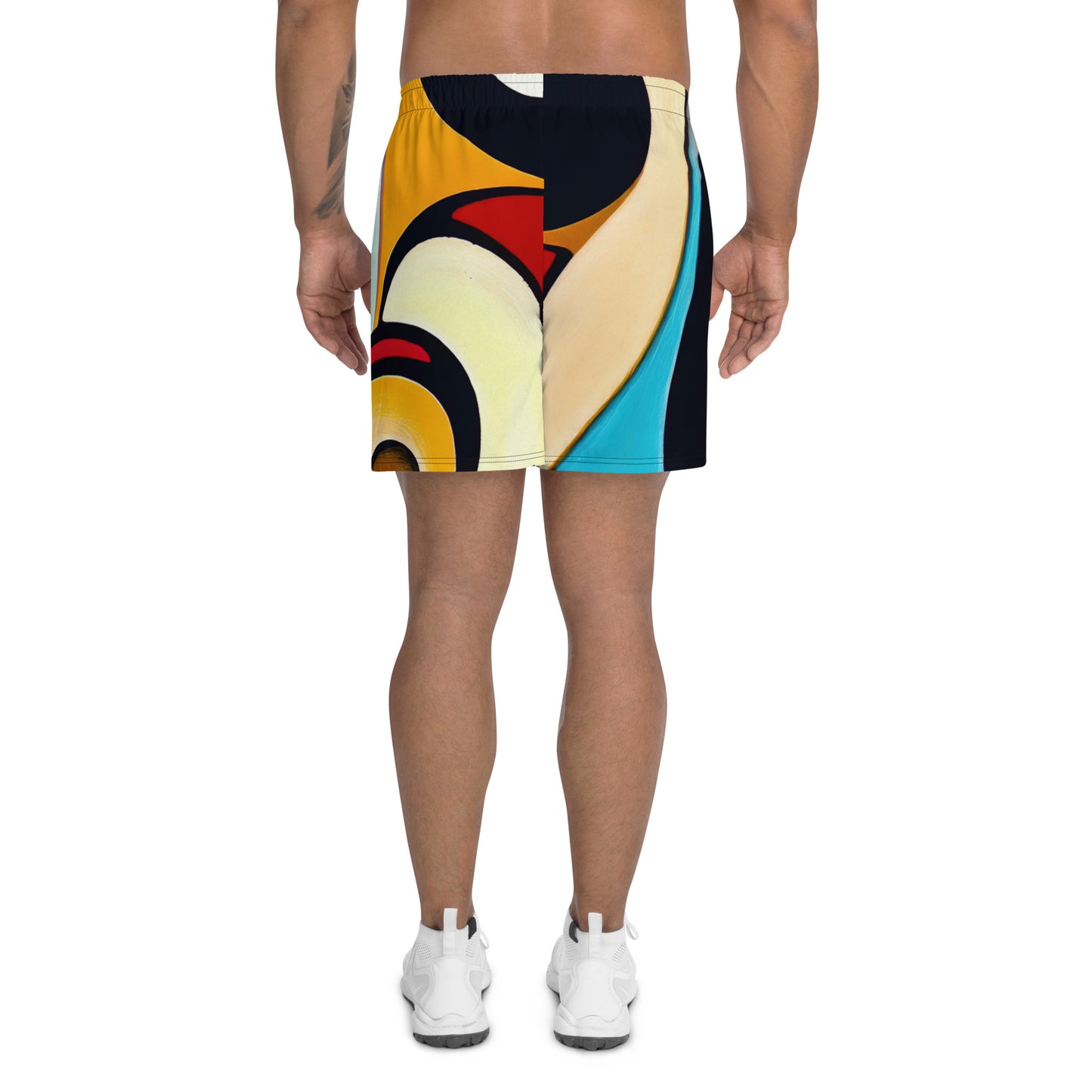 DMV 0344 Retro Art All-Over Print Unisex Athletic Long Shorts