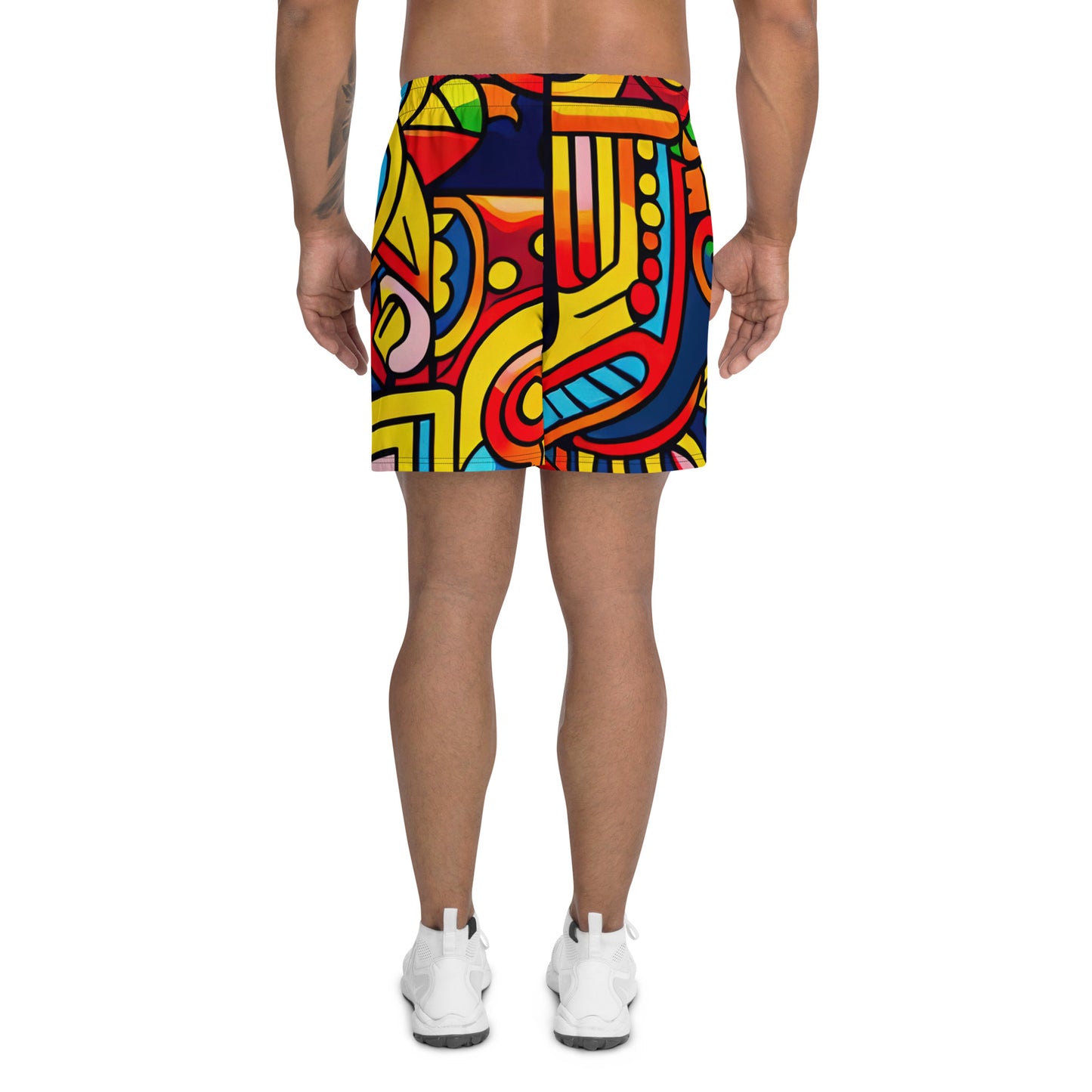 DMV 0397 Psy Art All-Over Print Unisex Athletic Long Shorts