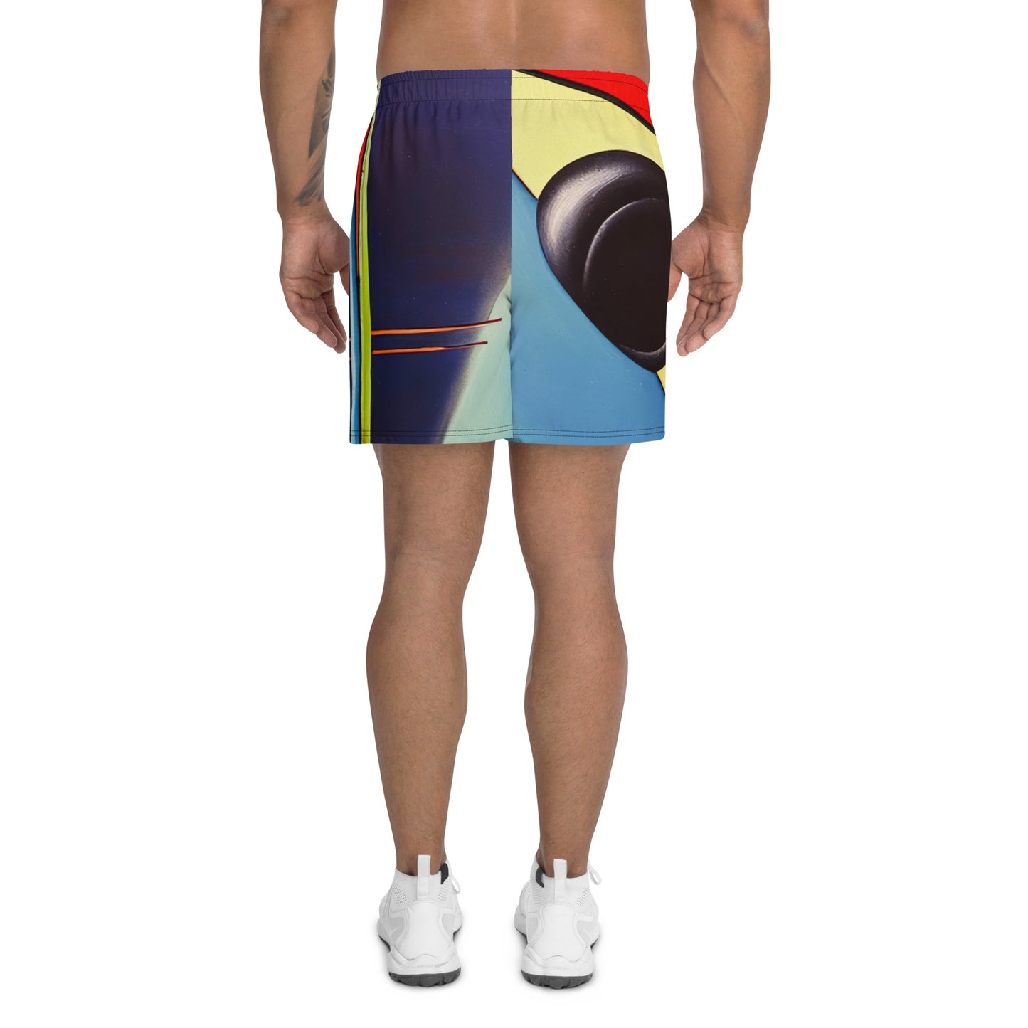 DMV 1559 Retro Art All-Over Print Unisex Athletic Long Shorts