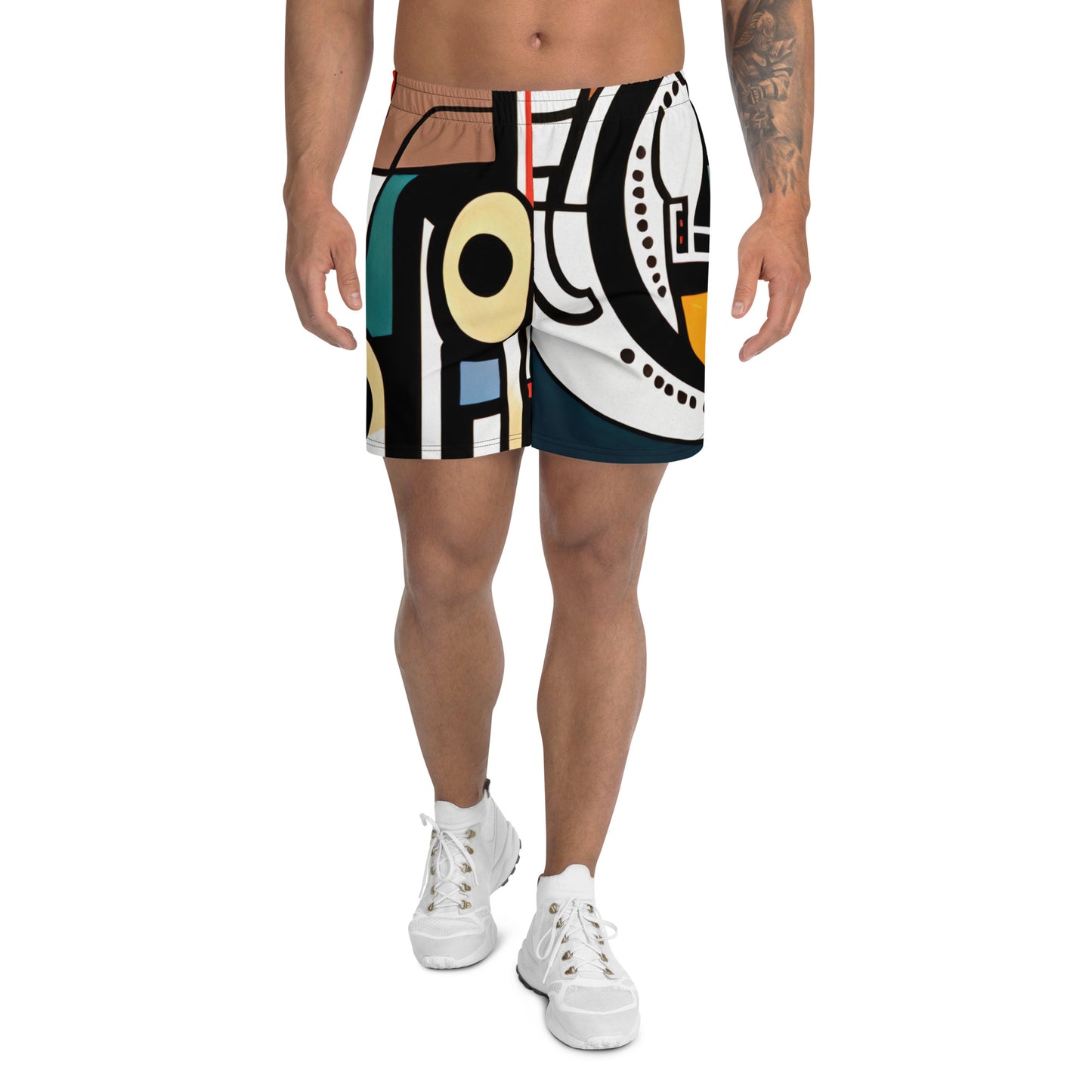 DMV 0460 Boho All-Over Print Unisex Athletic Long Shorts