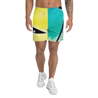 DMV 0621 Retro Art All-Over Print Unisex Athletic Long Shorts