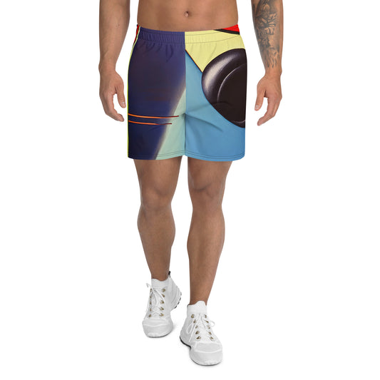 DMV 1559 Retro Art All-Over Print Unisex Athletic Long Shorts