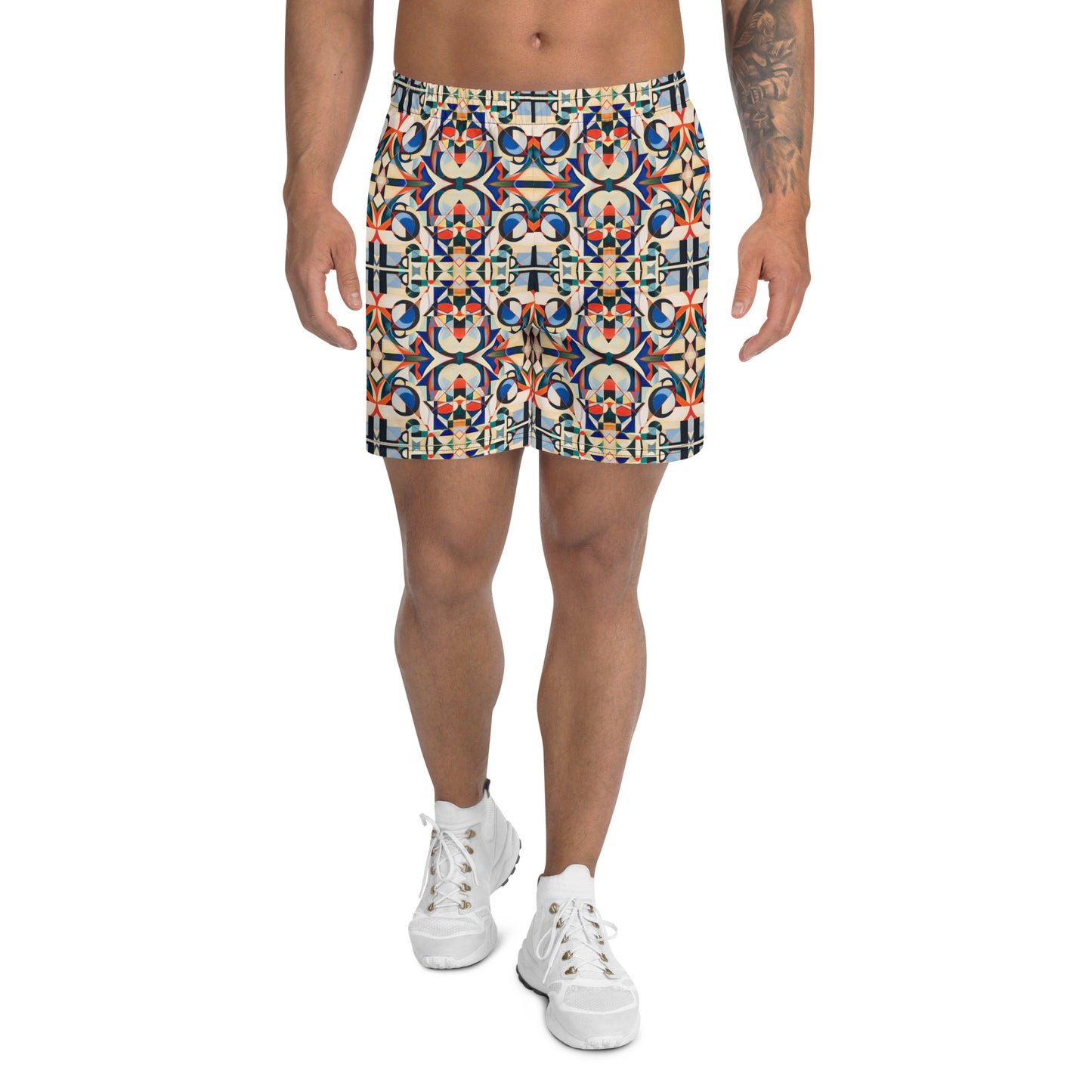 DMV 0771 Geo Boho All-Over Print Unisex Athletic Long Shorts