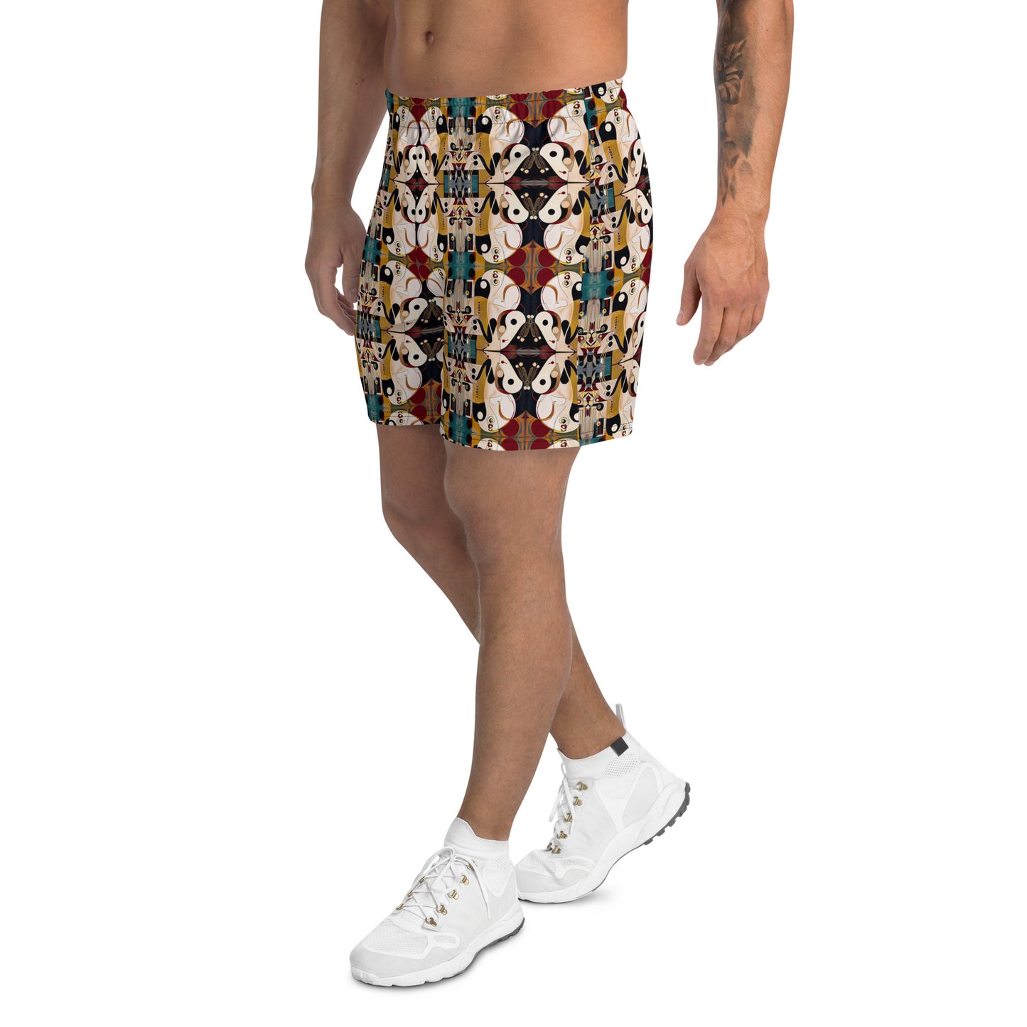 DMV 0335 Chic Boho All-Over Print Unisex Athletic Long Shorts