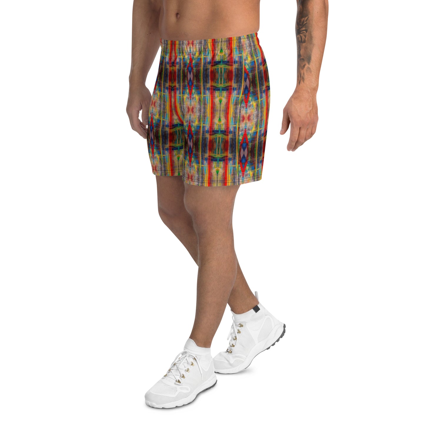 DMV 0825 Avant Garde Artsy All-Over Print Unisex Athletic Long Shorts