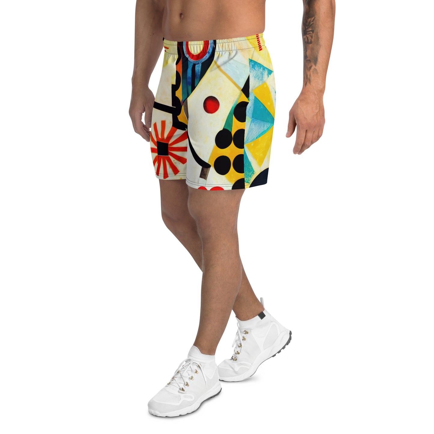 DMV 0656 Retro Art All-Over Print Unisex Athletic Long Shorts