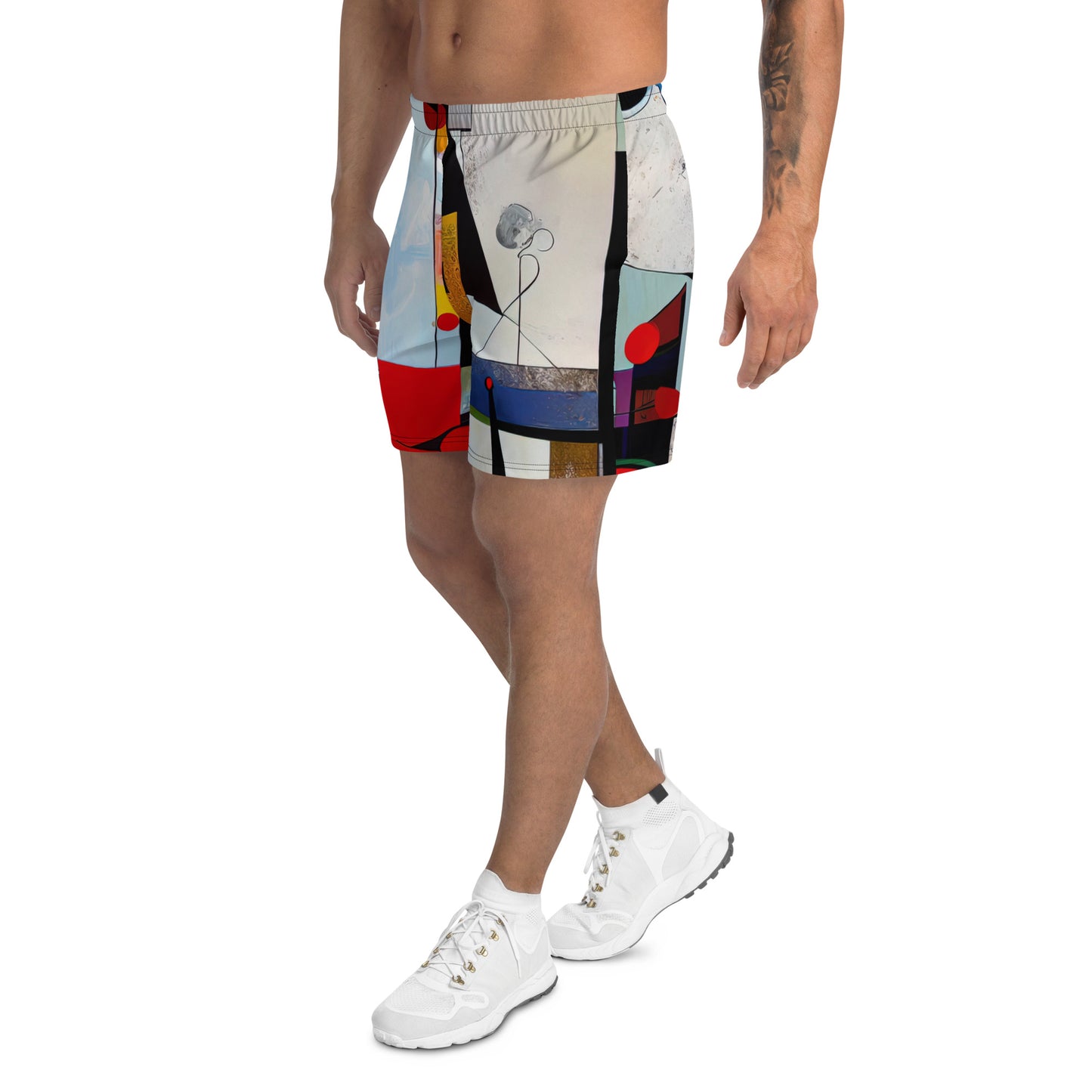 DMV 0554 Retro Art All-Over Print Unisex Athletic Long Shorts