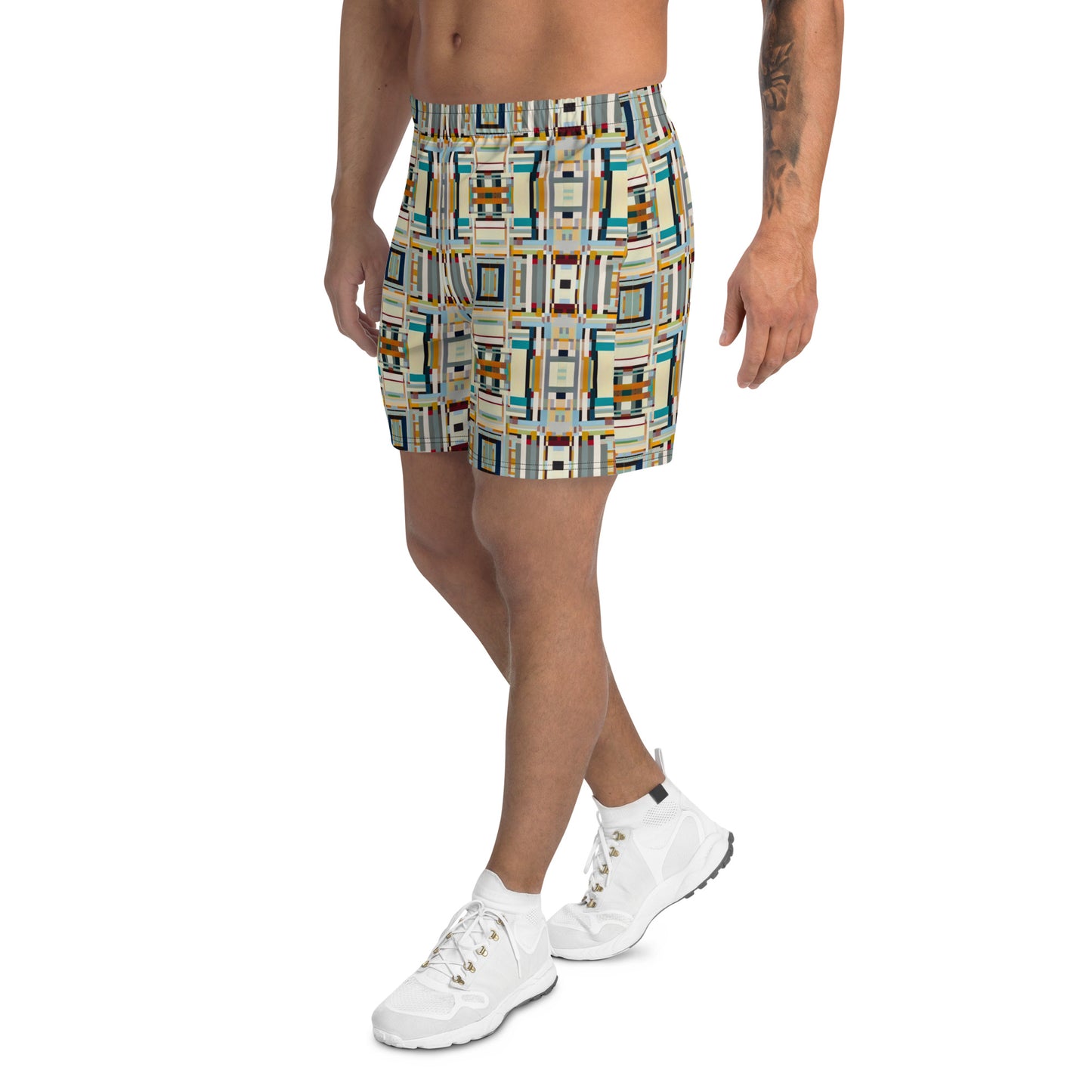 DMV 0751 Geo Boho All-Over Print Unisex Athletic Long Shorts