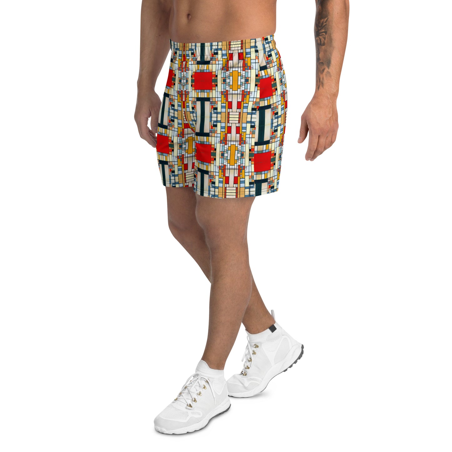 DMV 0304 Geo Boho All-Over Print Unisex Athletic Long Shorts