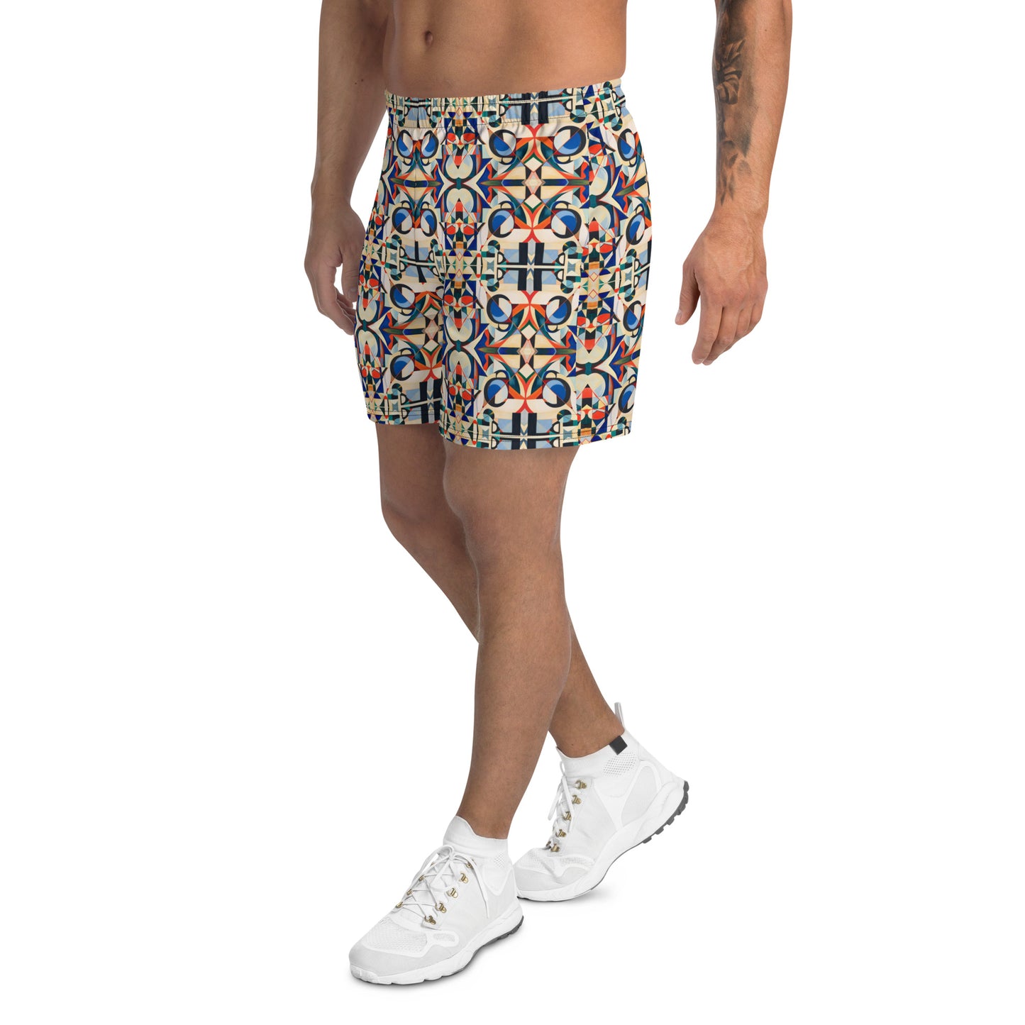 DMV 0771 Geo Boho All-Over Print Unisex Athletic Long Shorts