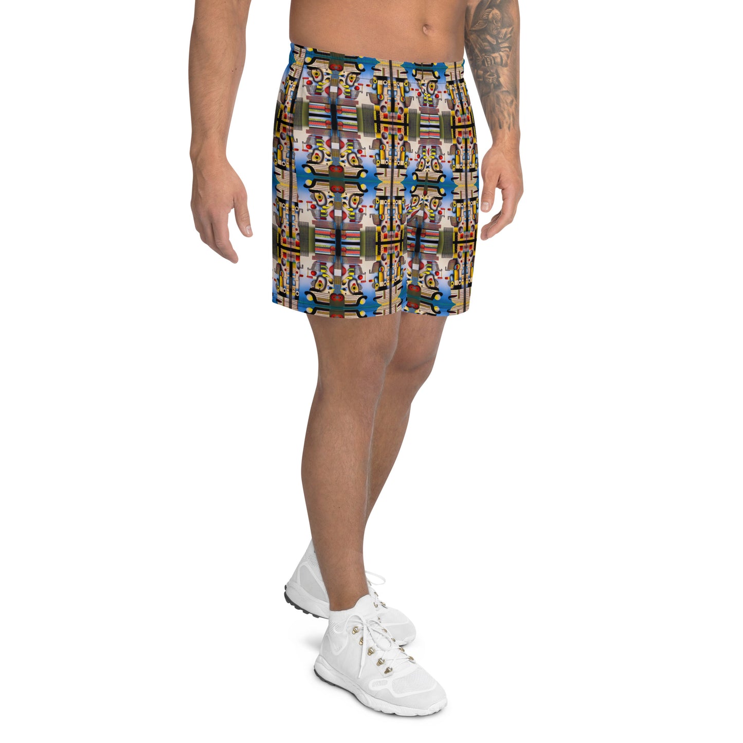 DMV 0345 Chic Boho All-Over Print Unisex Athletic Long Shorts