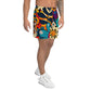 DMV 0969 Floral All-Over Print Unisex Athletic Long Shorts
