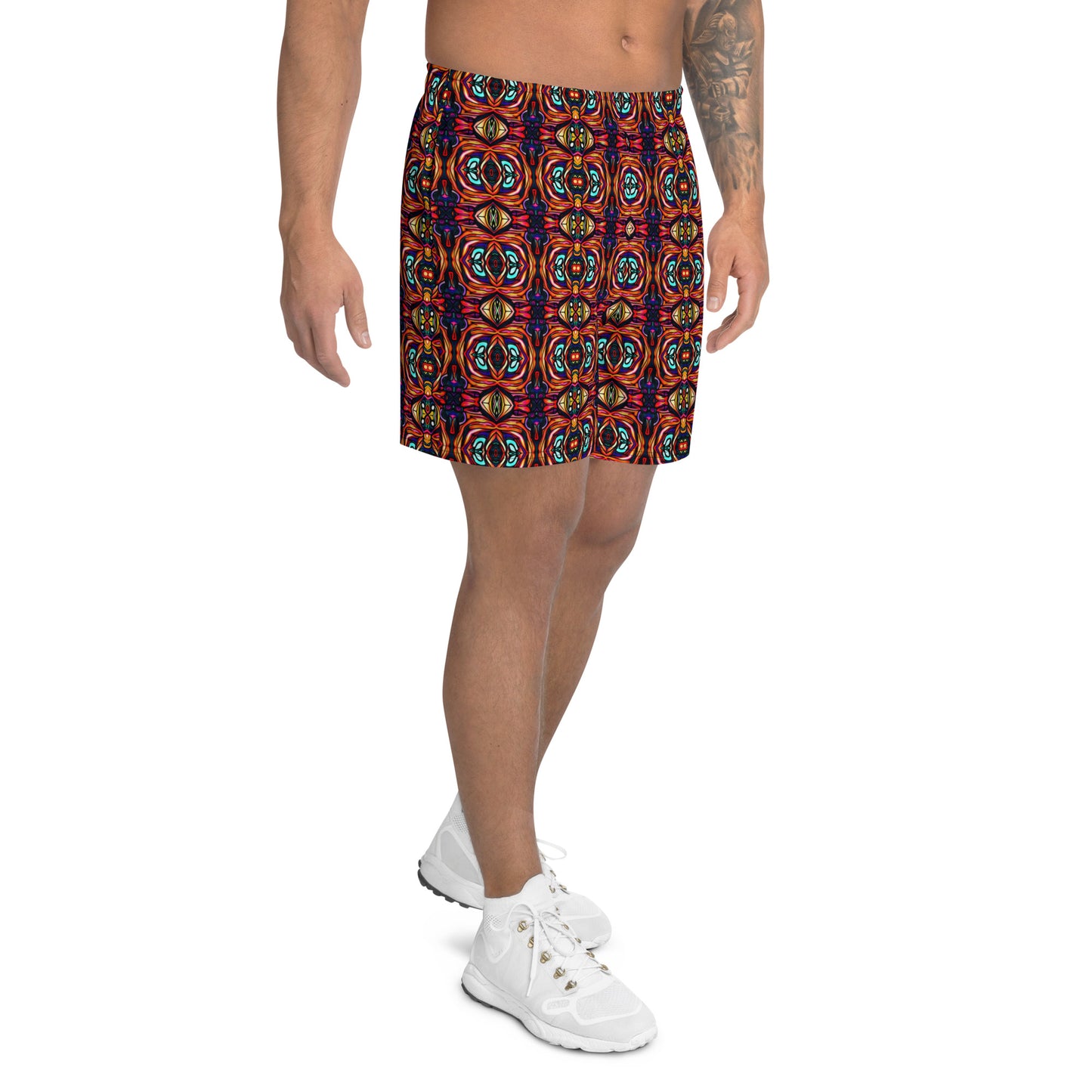 DMV 1432 Psy Artsy All-Over Print Unisex Athletic Long Shorts