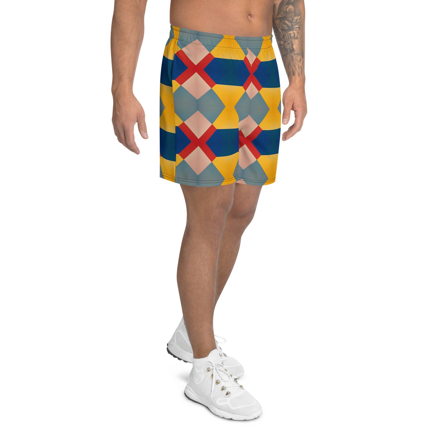 DMV 0295 Classic Boho All-Over Print Unisex Athletic Long Shorts