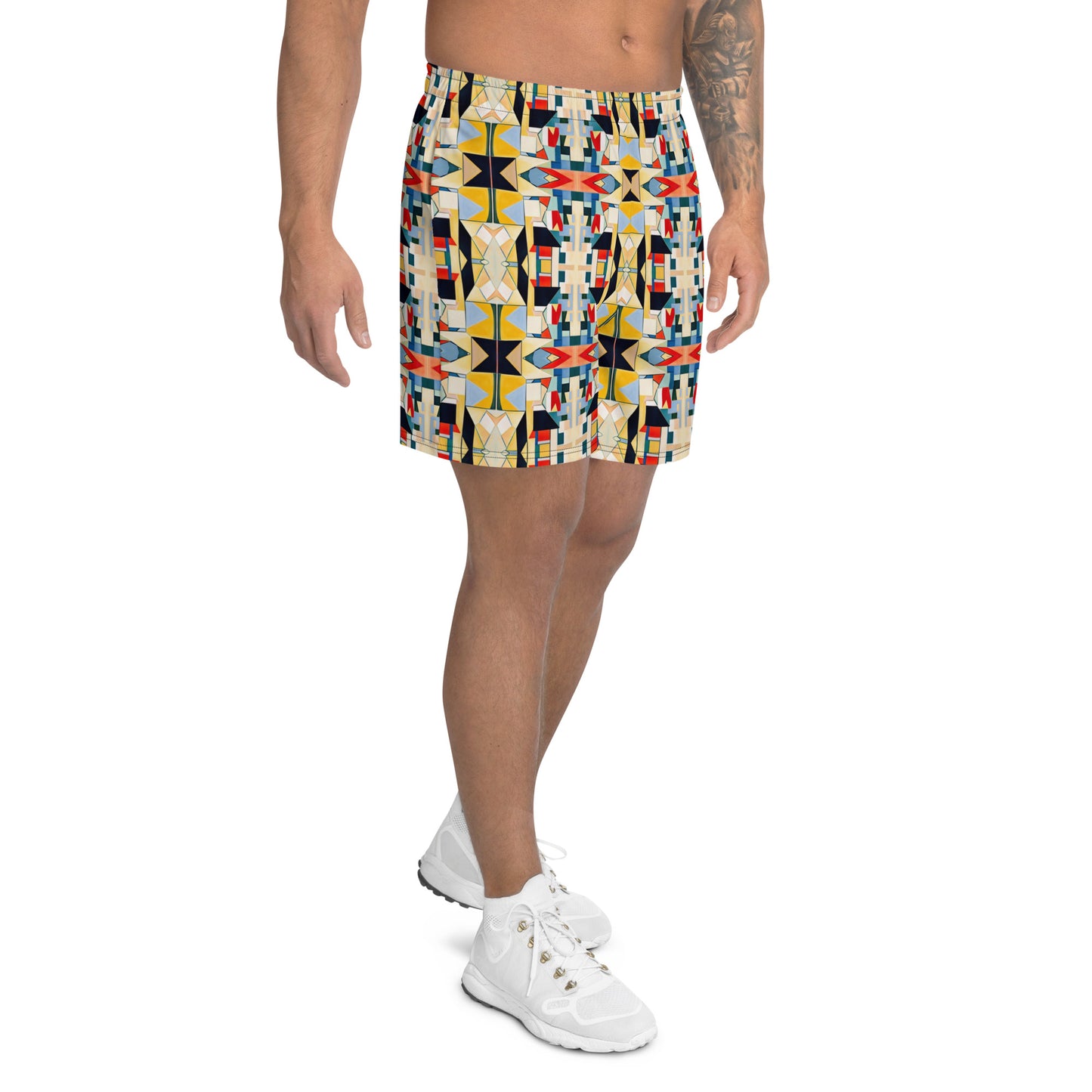 DMV 0729 Geo Boho All-Over Print Unisex Athletic Long Shorts