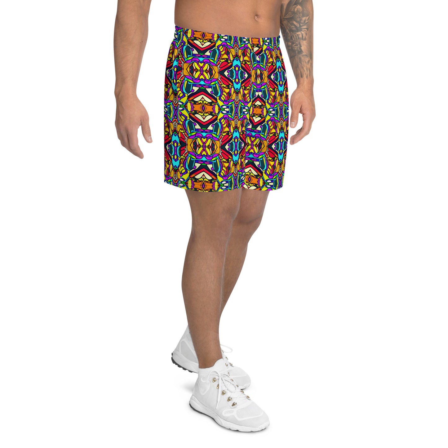 DMV 0883 Chic Boho All-Over Print Unisex Athletic Long Shorts