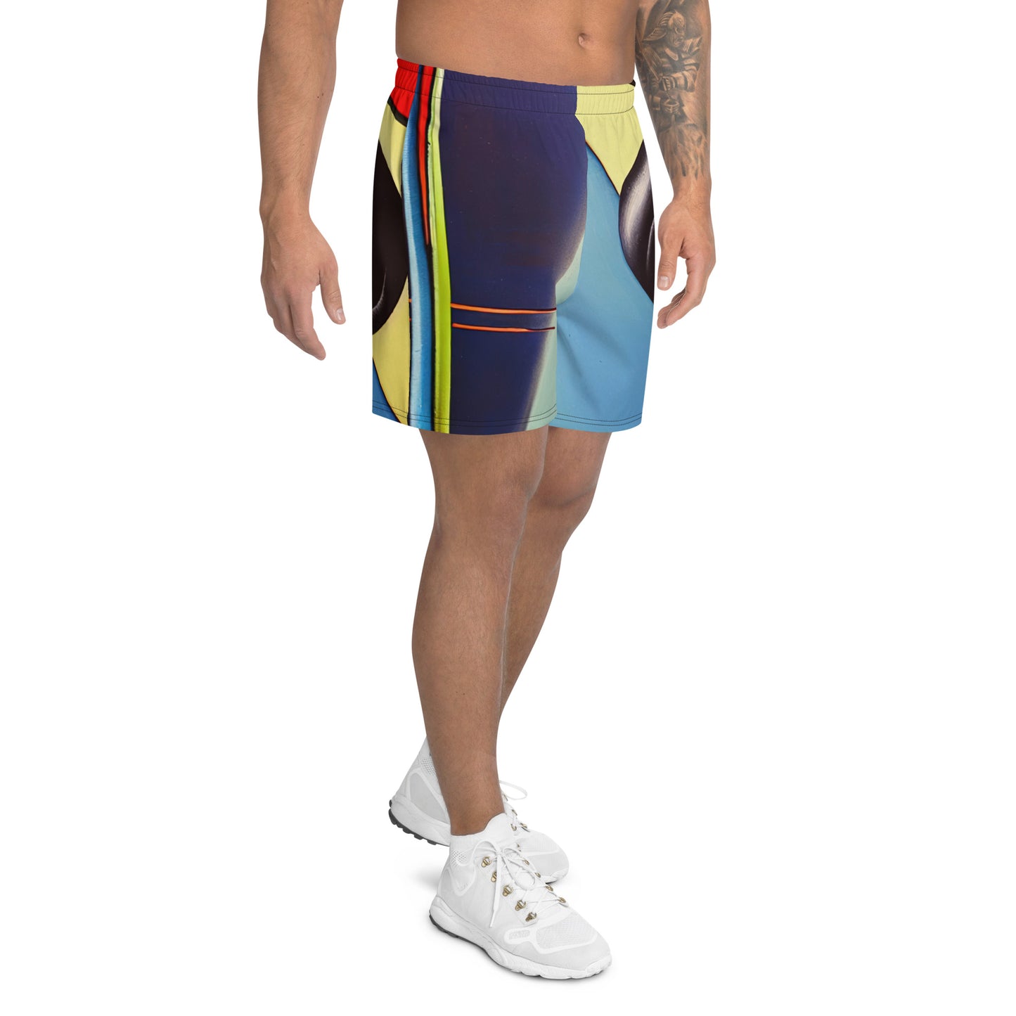 DMV 1559 Retro Art All-Over Print Unisex Athletic Long Shorts