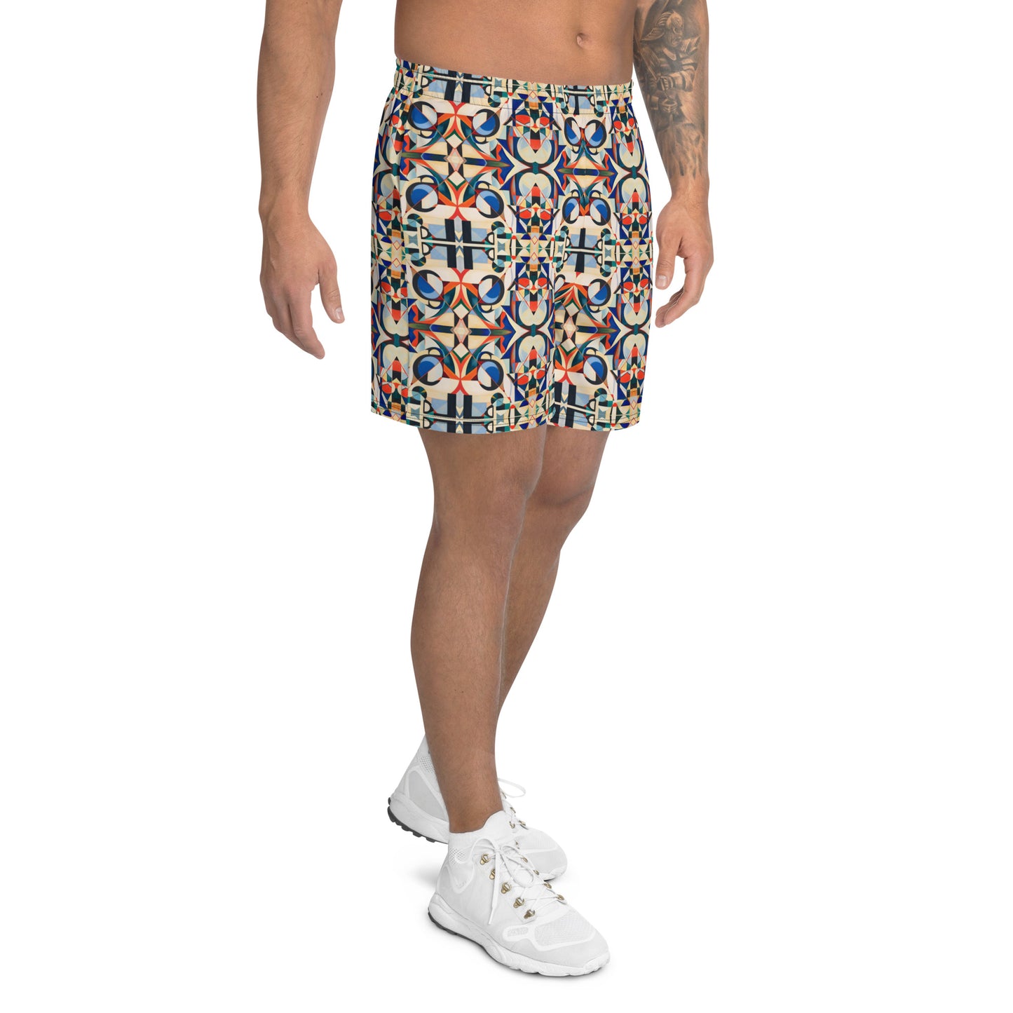 DMV 0771 Geo Boho All-Over Print Unisex Athletic Long Shorts