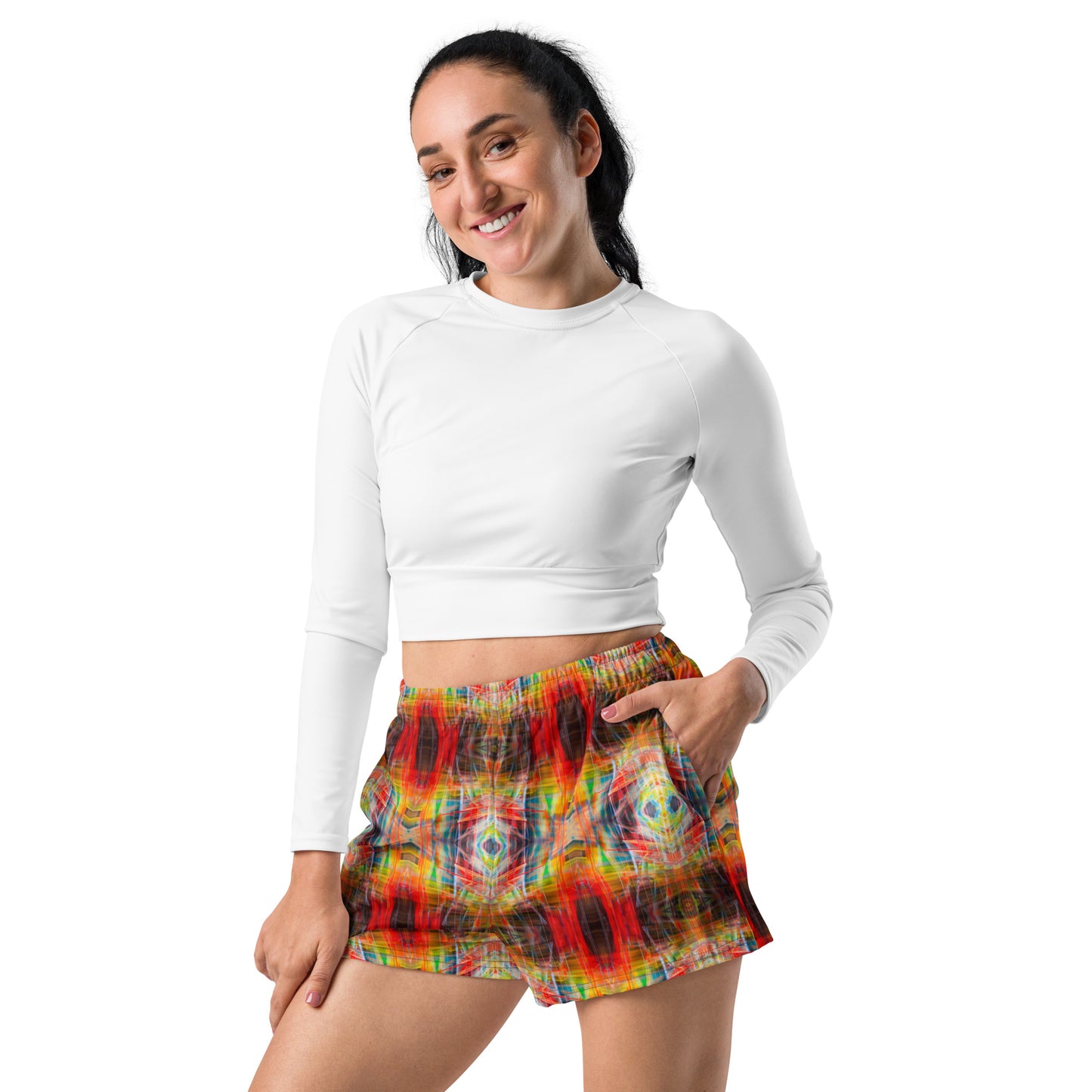 DMV 0598 Avant Garde Artsy All-Over Print Unisex Athletic Shorts