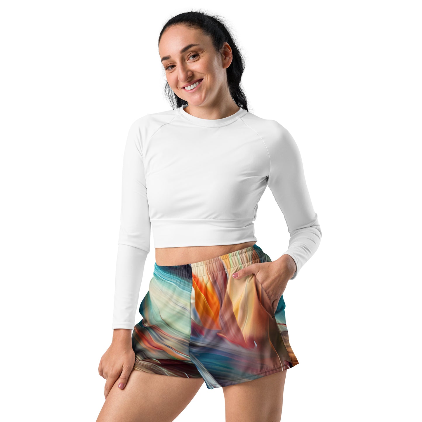 DMV 0705 Avant Garde All-Over Print Unisex Athletic Shorts