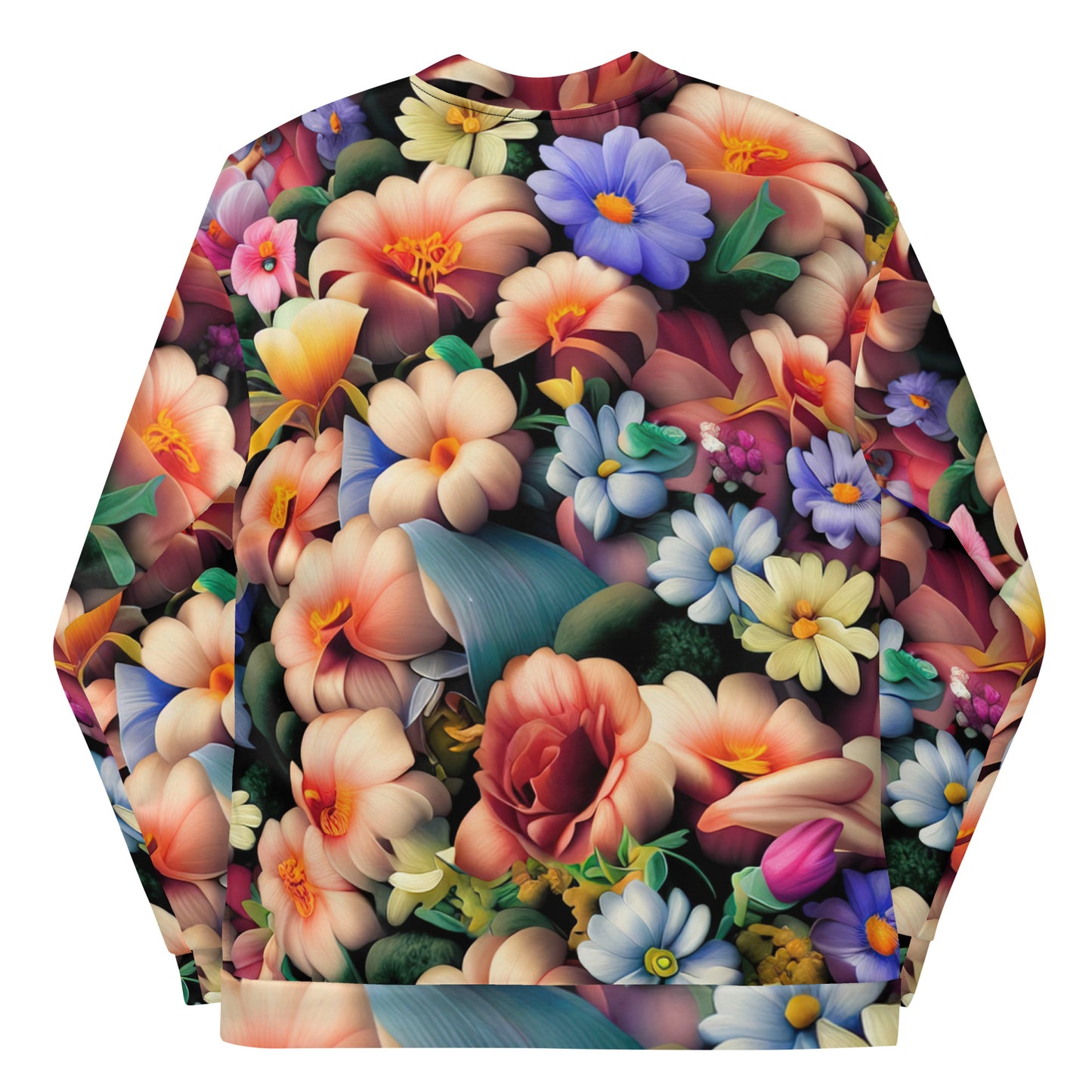 DMV 0043 Floral Unisex Bomber Jacket