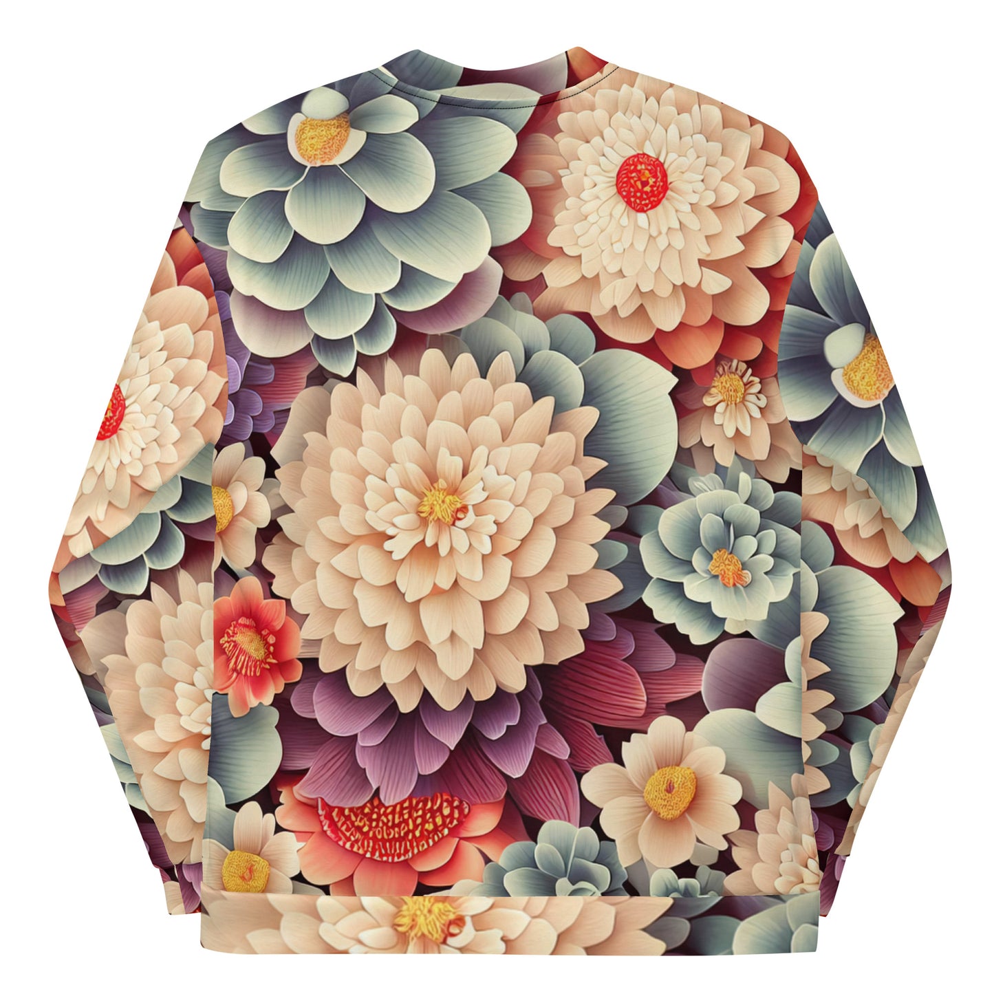 DMV 0031 Floral Unisex Bomber Jacket