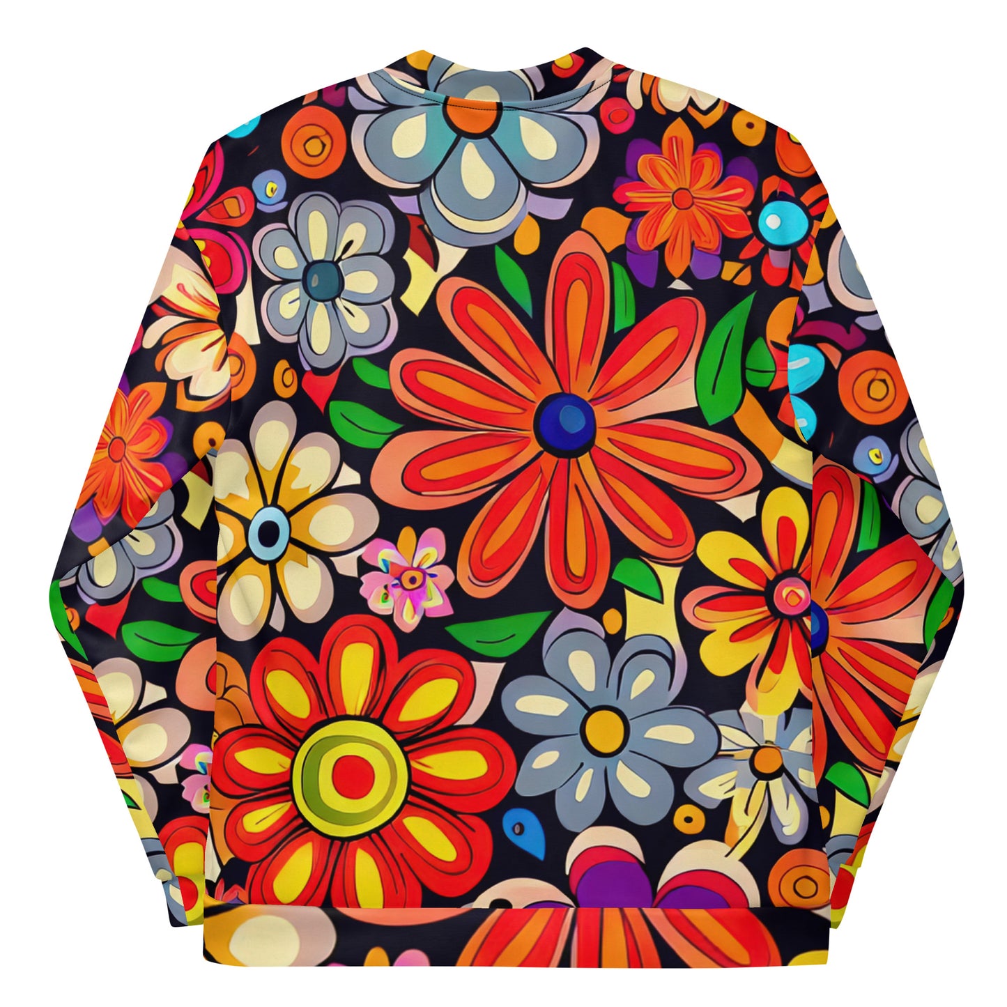 DMV 0018 Floral Unisex Bomber Jacket