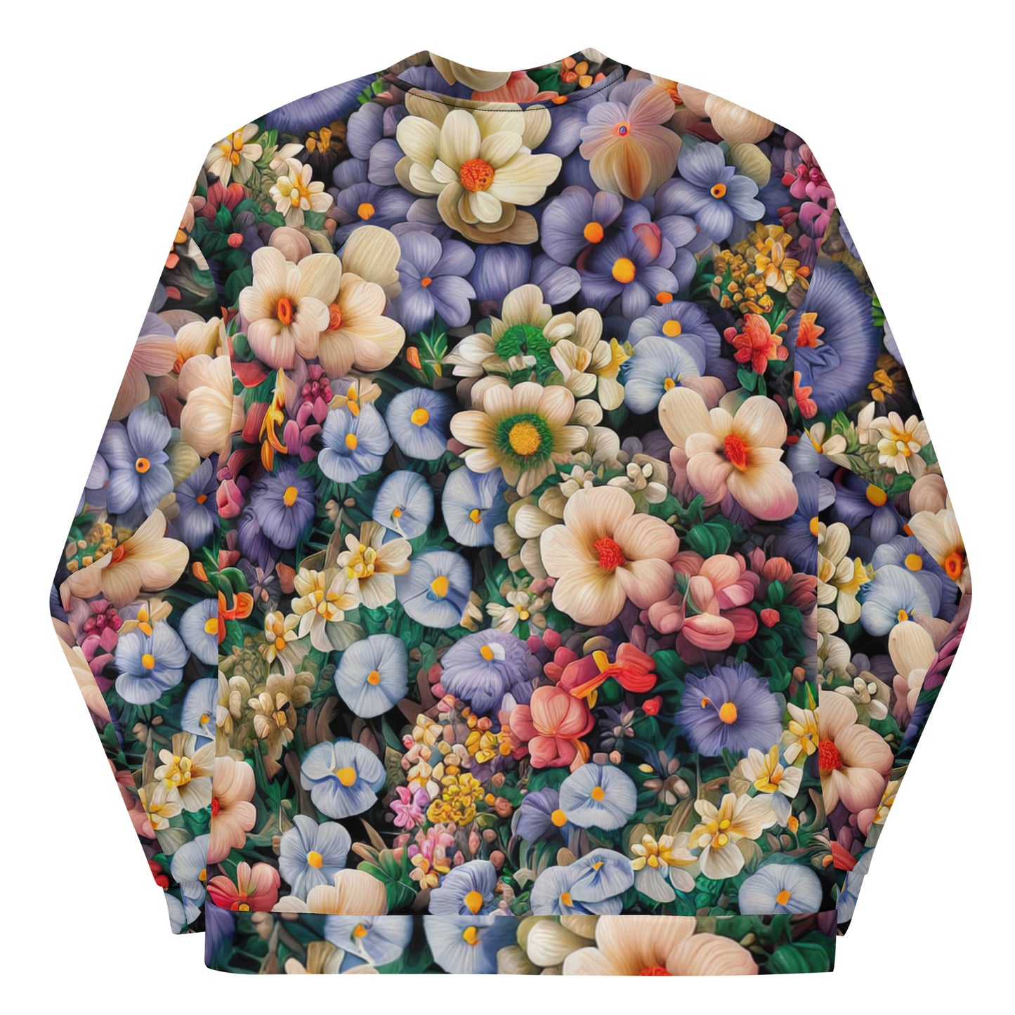 DMV 0114 Floral Unisex Bomber Jacket