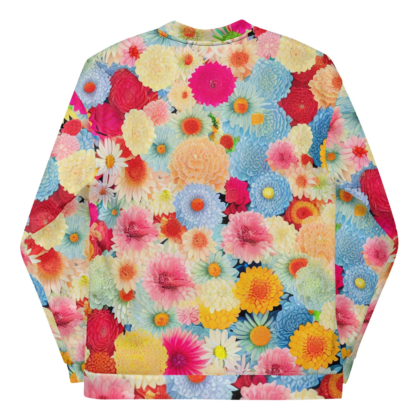 DMV 0106 Floral Unisex Bomber Jacket