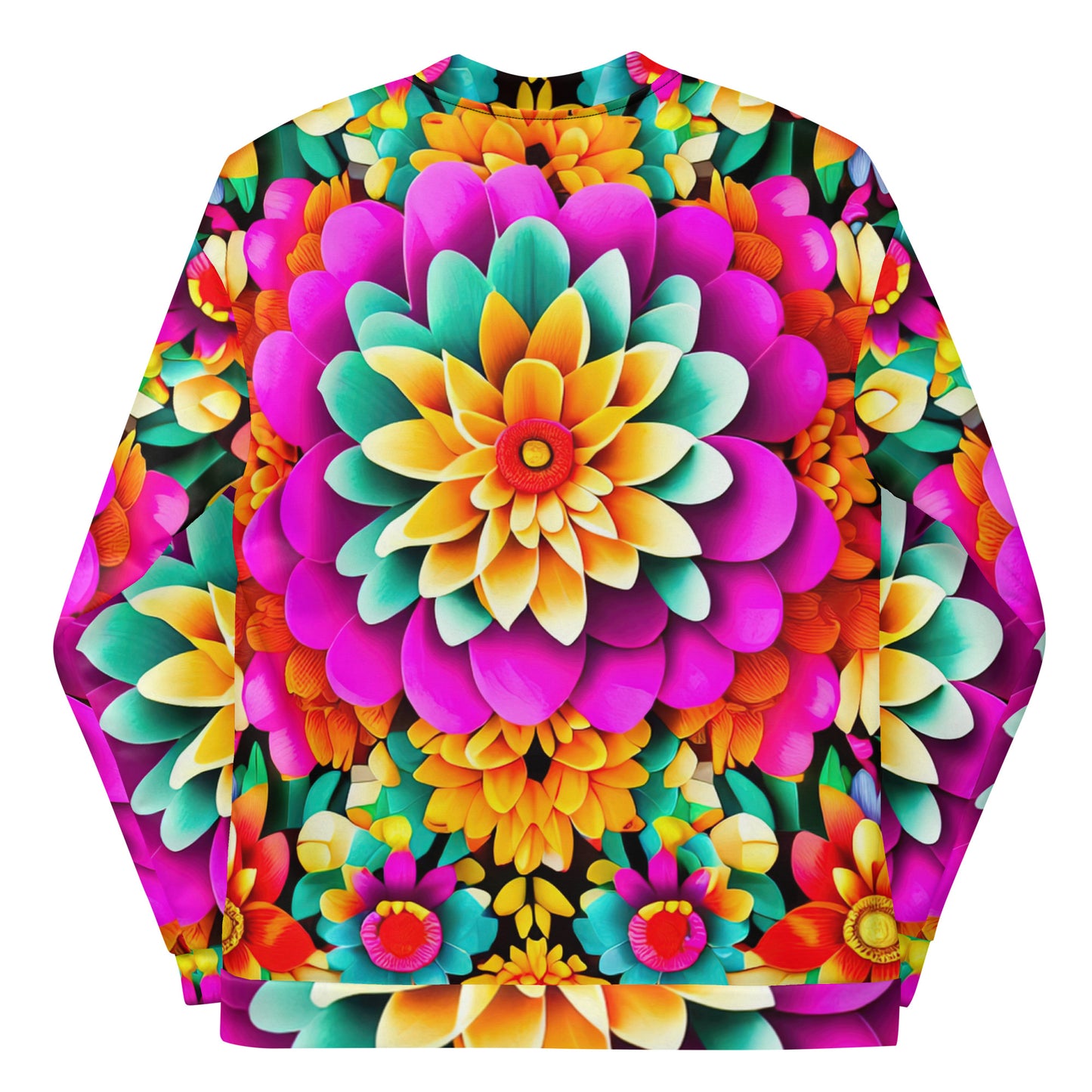 DMV 0250 Floral Unisex Bomber Jacket