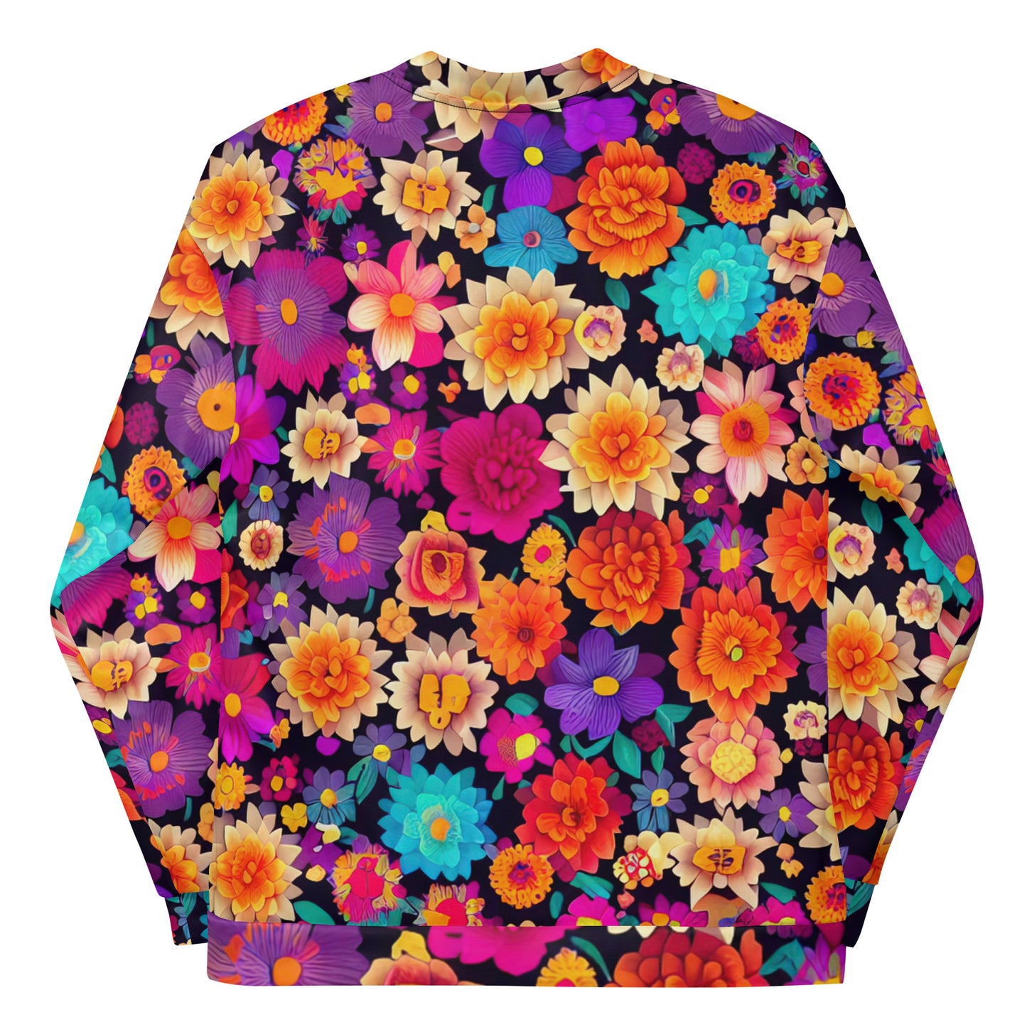 DMV 0192 Floral Unisex Bomber Jacket