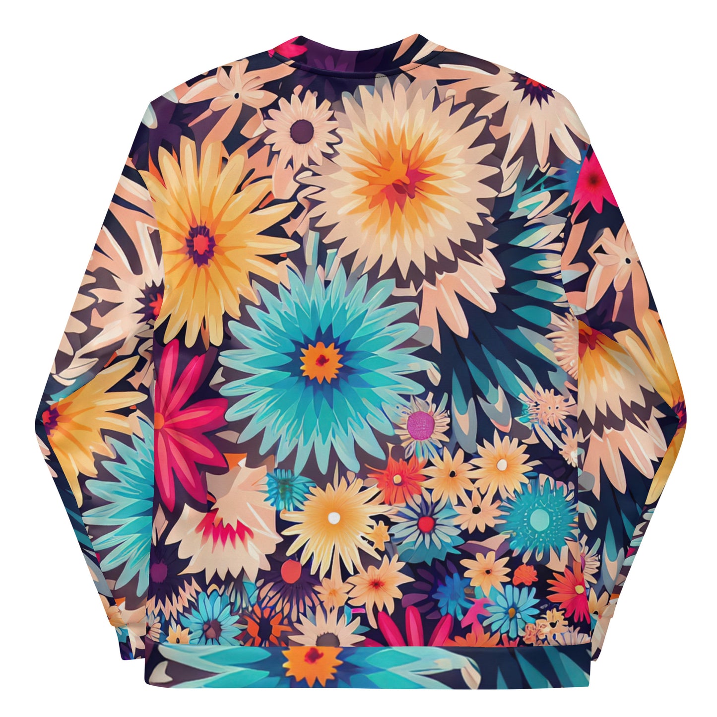 DMV 0404 Floral Unisex Bomber Jacket