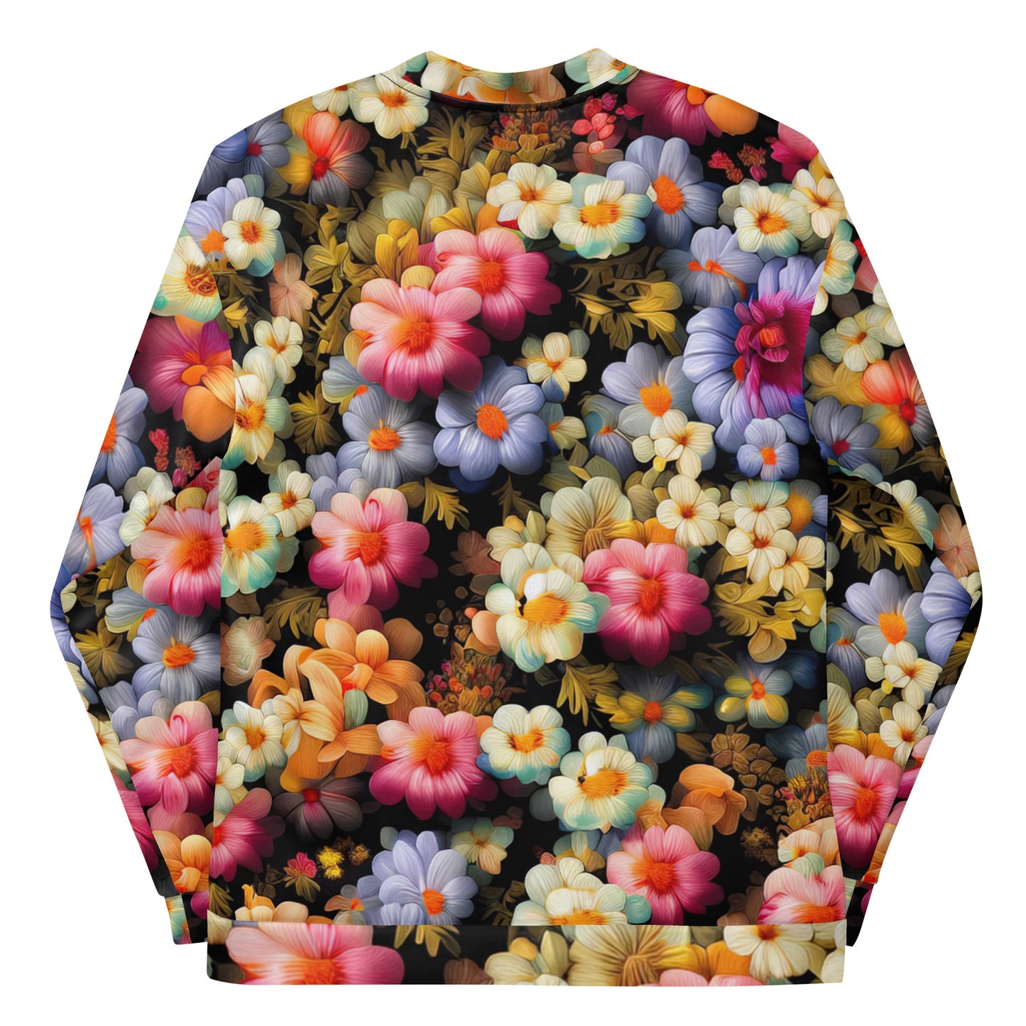 DMV 1522 Floral Unisex Bomber Jacket