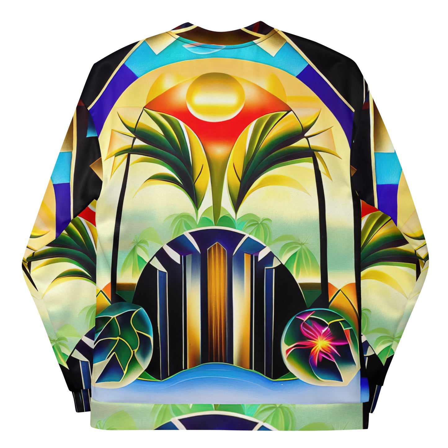 DMV 0258 Retro Art Unisex Bomber Jacket