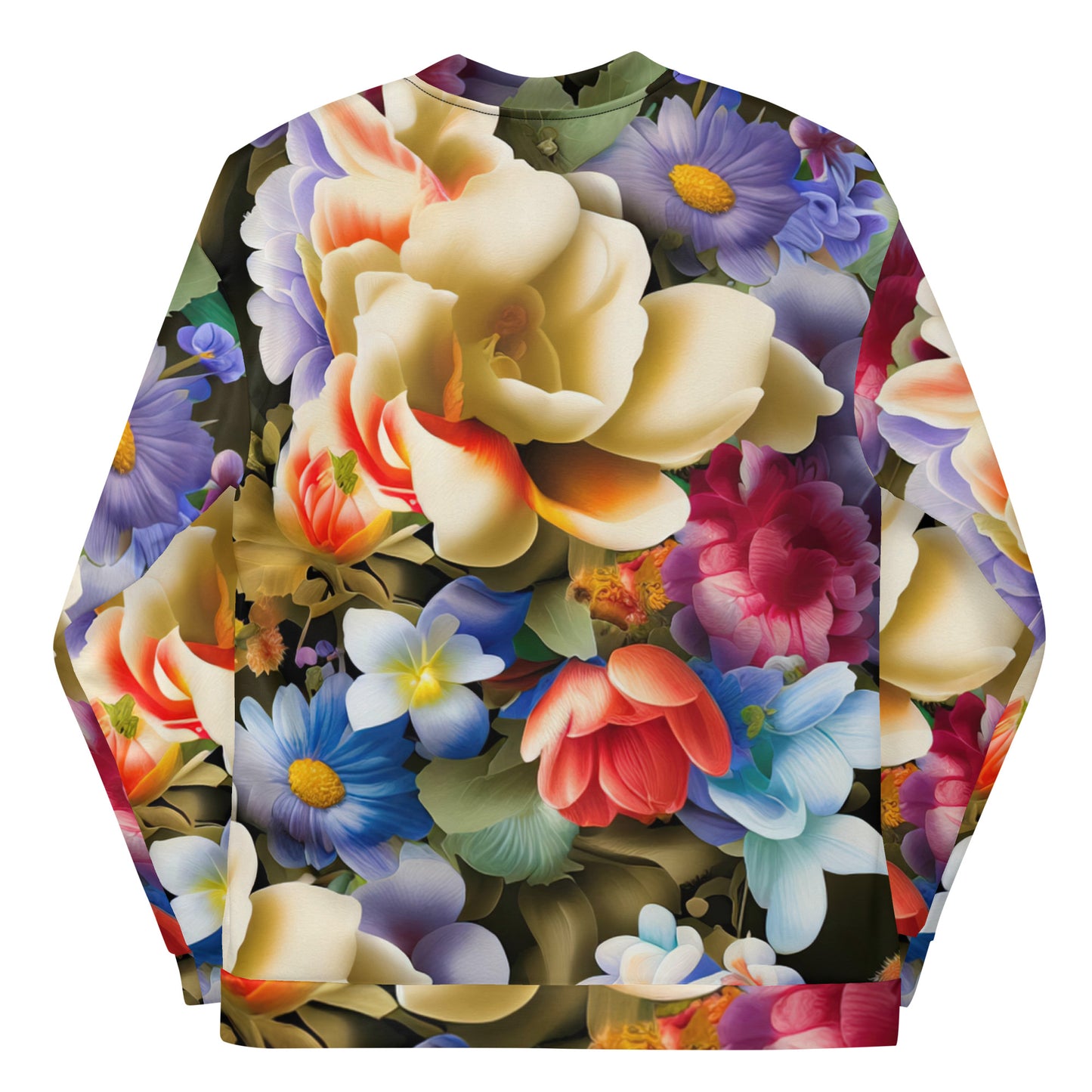 DMV 0268 Floral Unisex Bomber Jacket