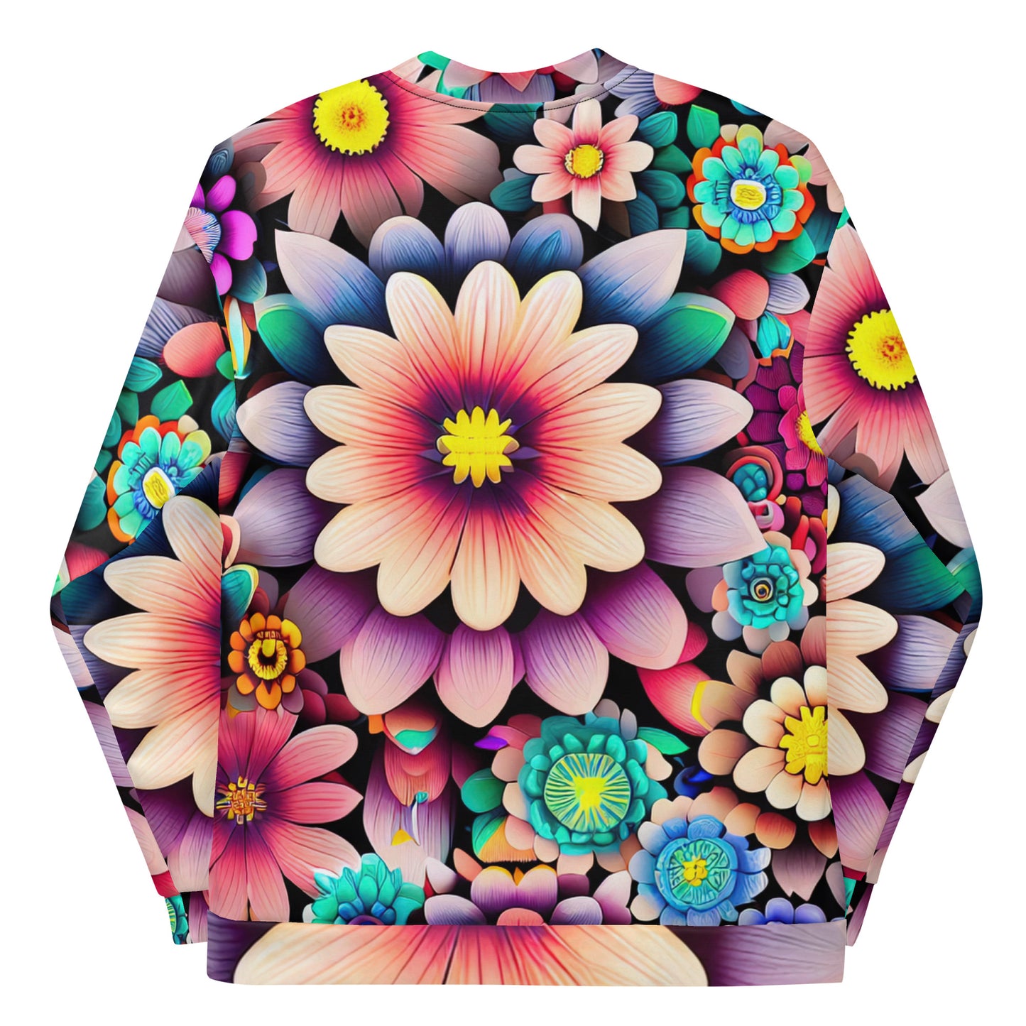 DMV 0515 Floral Unisex Bomber Jacket