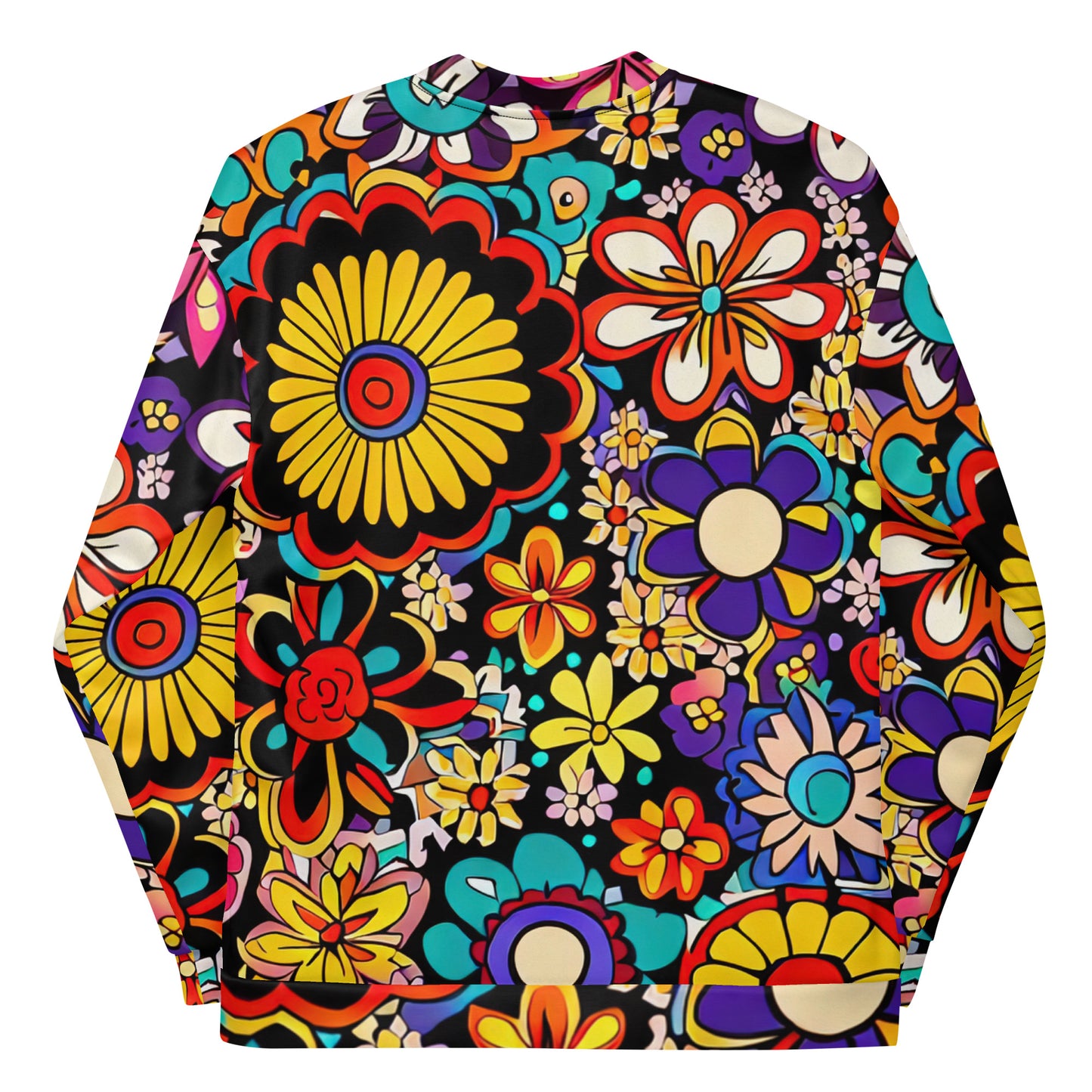 DMV 1515 Floral Unisex Bomber Jacket