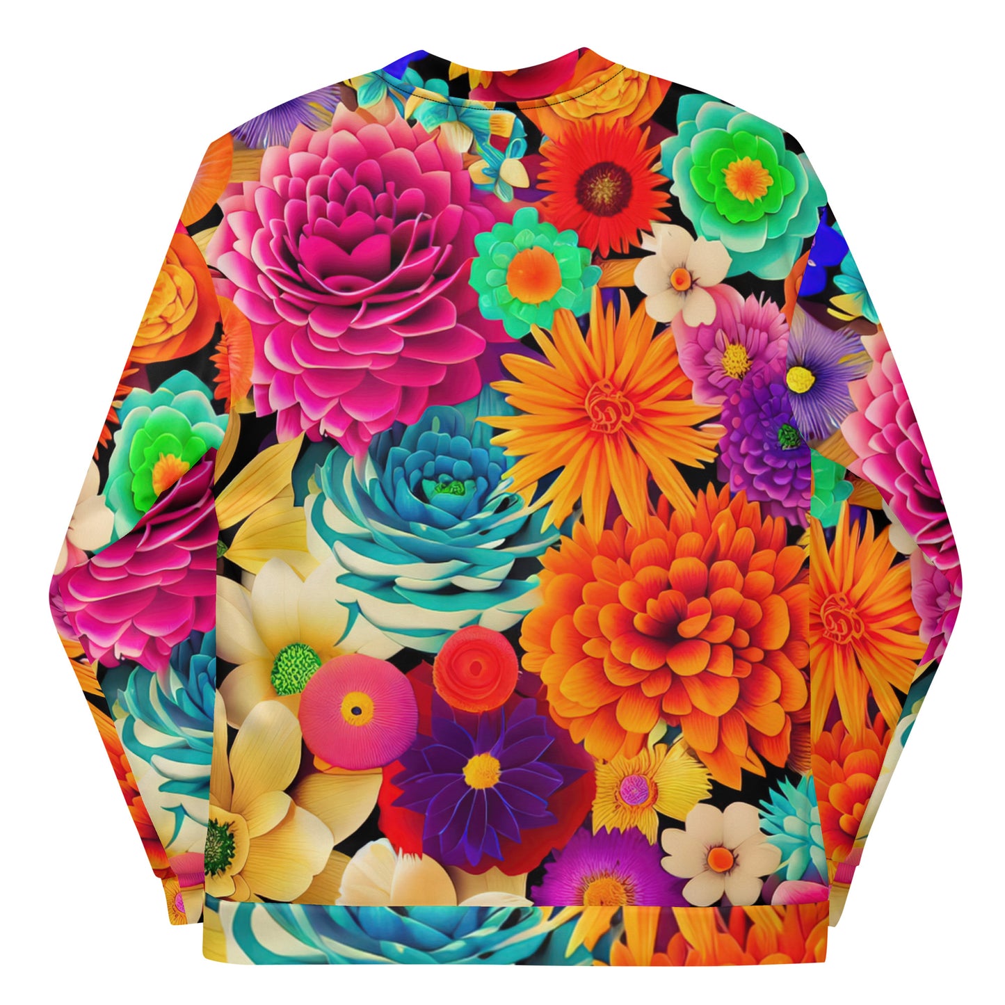 DMV 1928 Floral Unisex Bomber Jacket