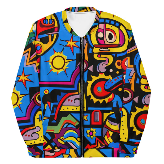 DMV 0235 Psy Art Unisex Bomber Jacket