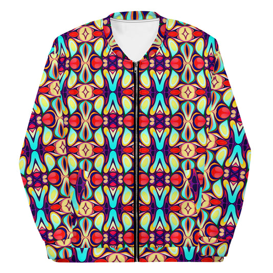 DMV 0036 Vintage Artsy Unisex Bomber Jacket