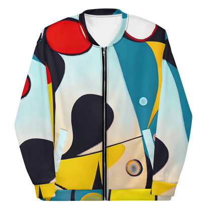 DMV 0037 Retro Art Unisex Bomber Jacket