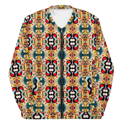 DMV 0040 Vintage Artsy Unisex Bomber Jacket