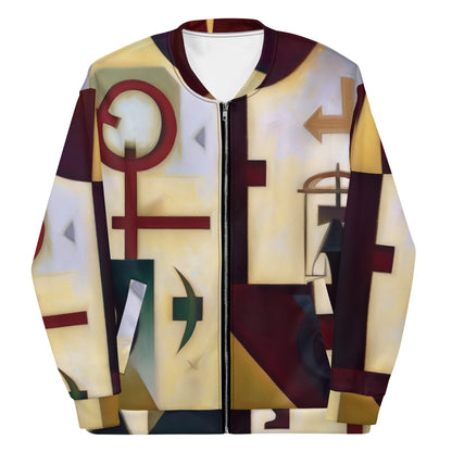 DMV 0083 Abstract Art Unisex Bomber Jacket